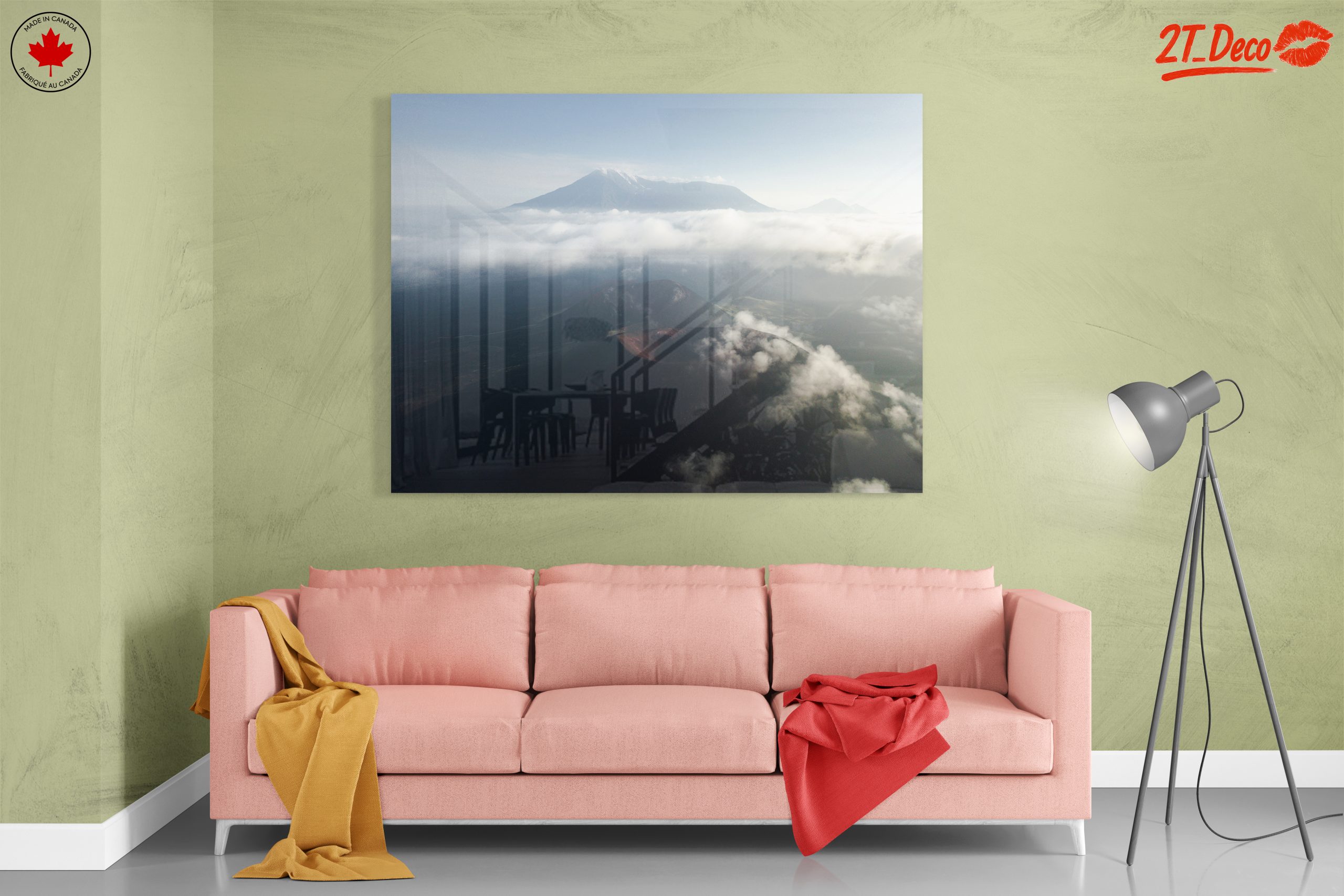 Majestic Mountain Landscape in Clouds 2 - Image 7