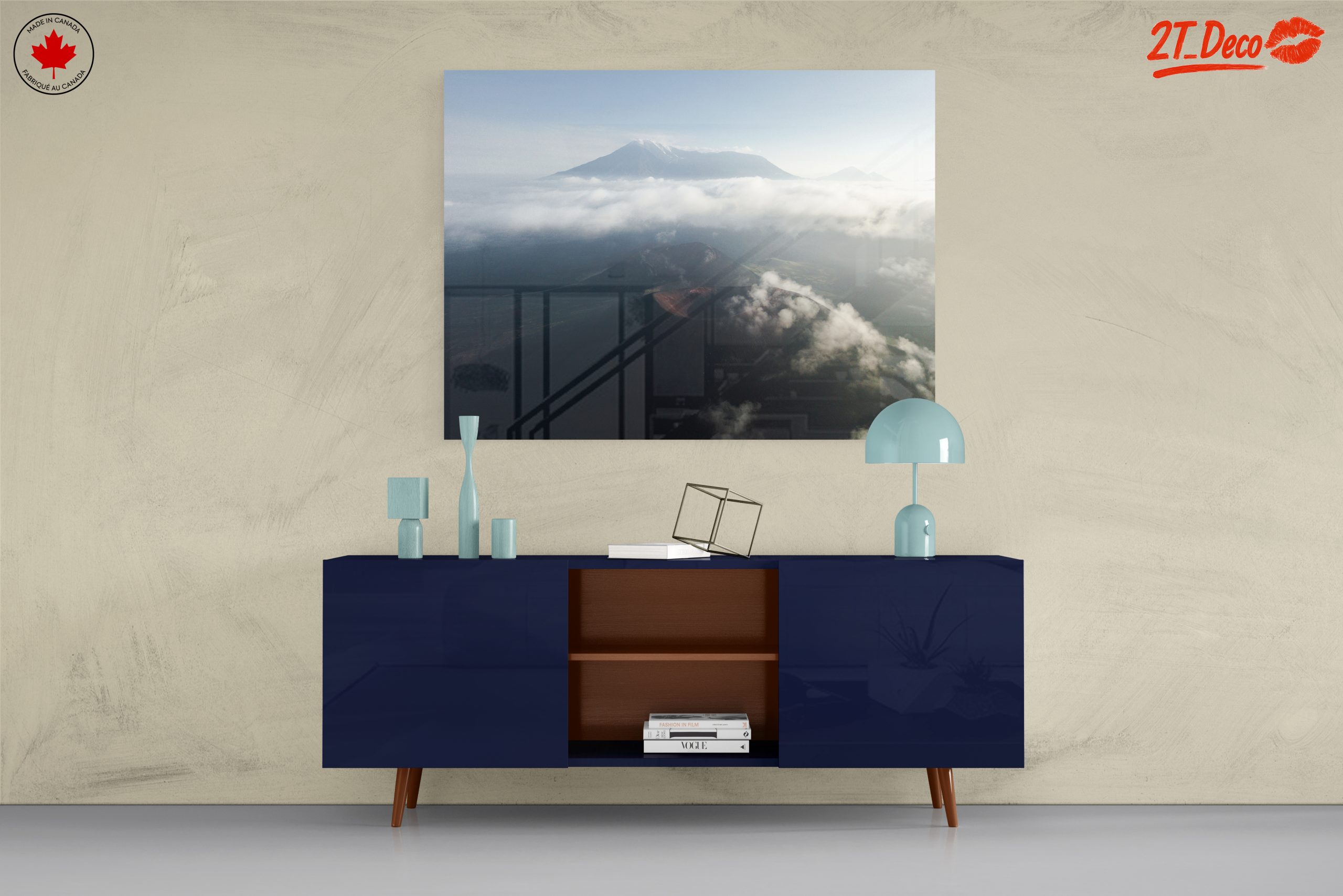 Majestic Mountain Landscape in Clouds 2 - Image 8
