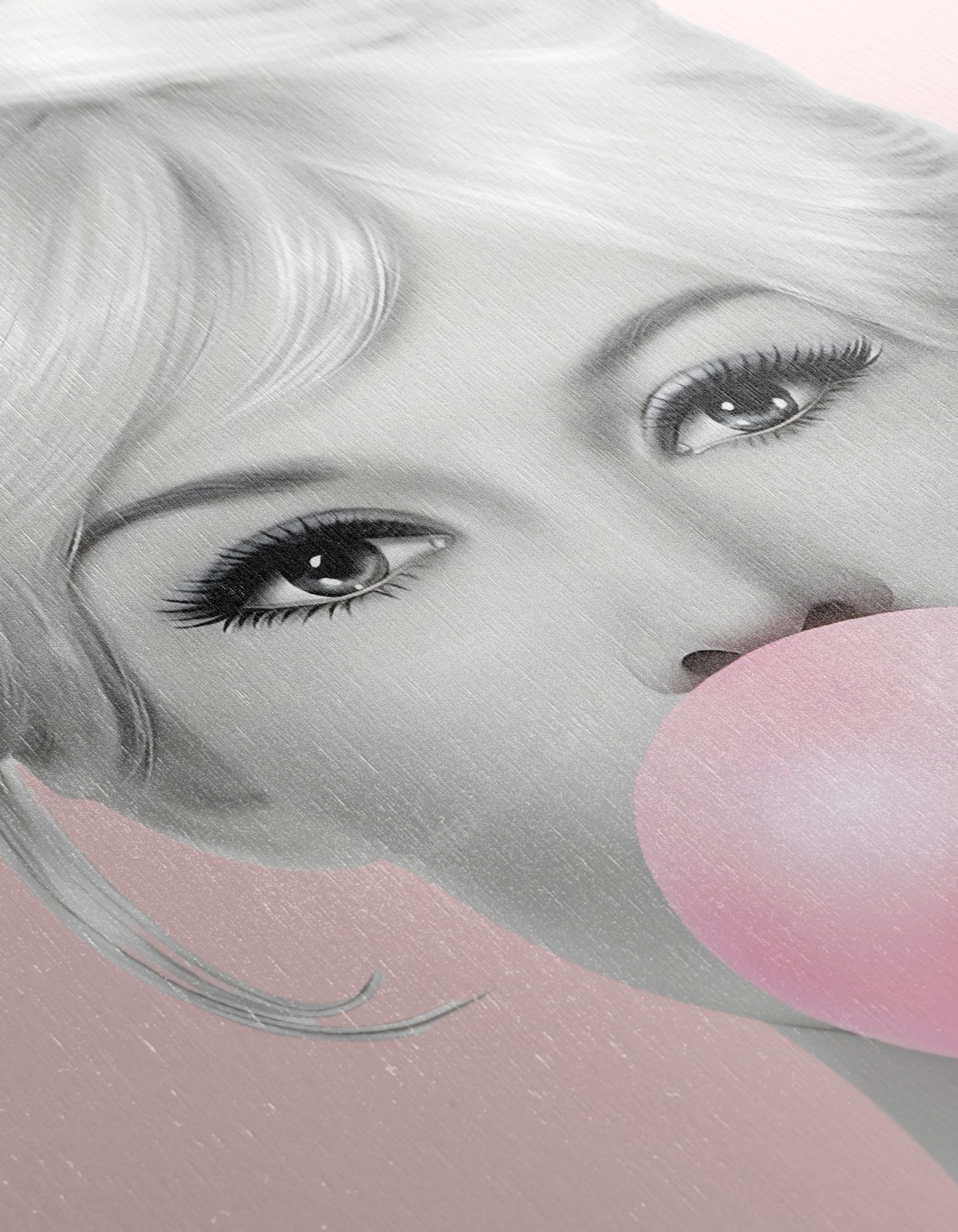 Stylish Pop Art Portrait with Bubble Gum - Image 12