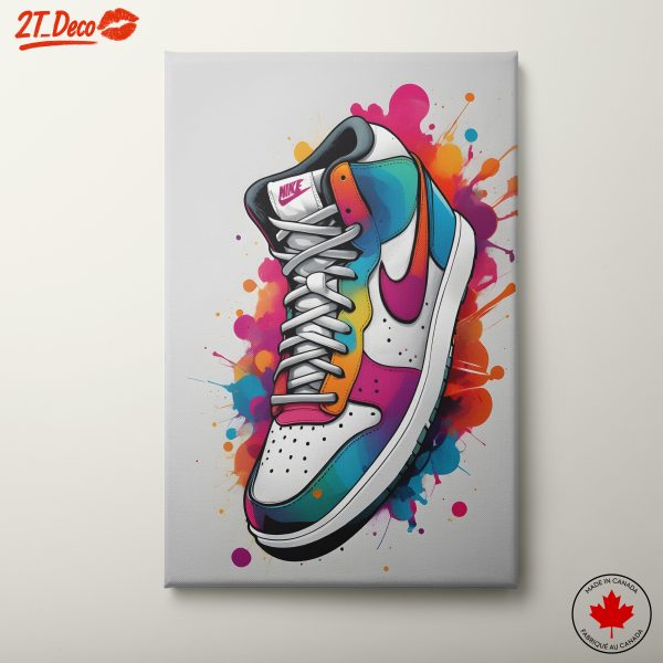 Colorful Nike Sneaker Art