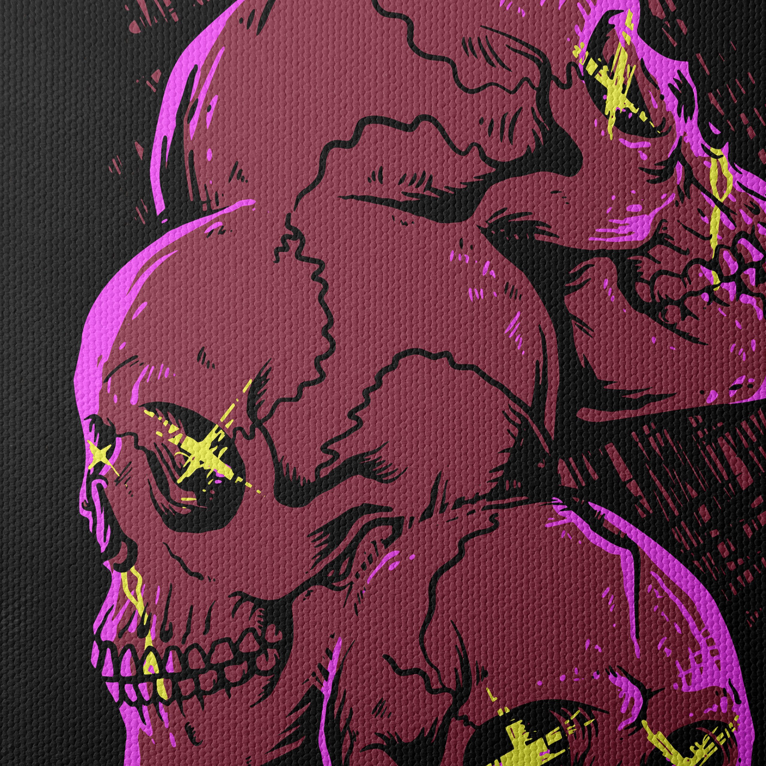 Vibrant Graphic Skull Art for Unique Decor - Image 4