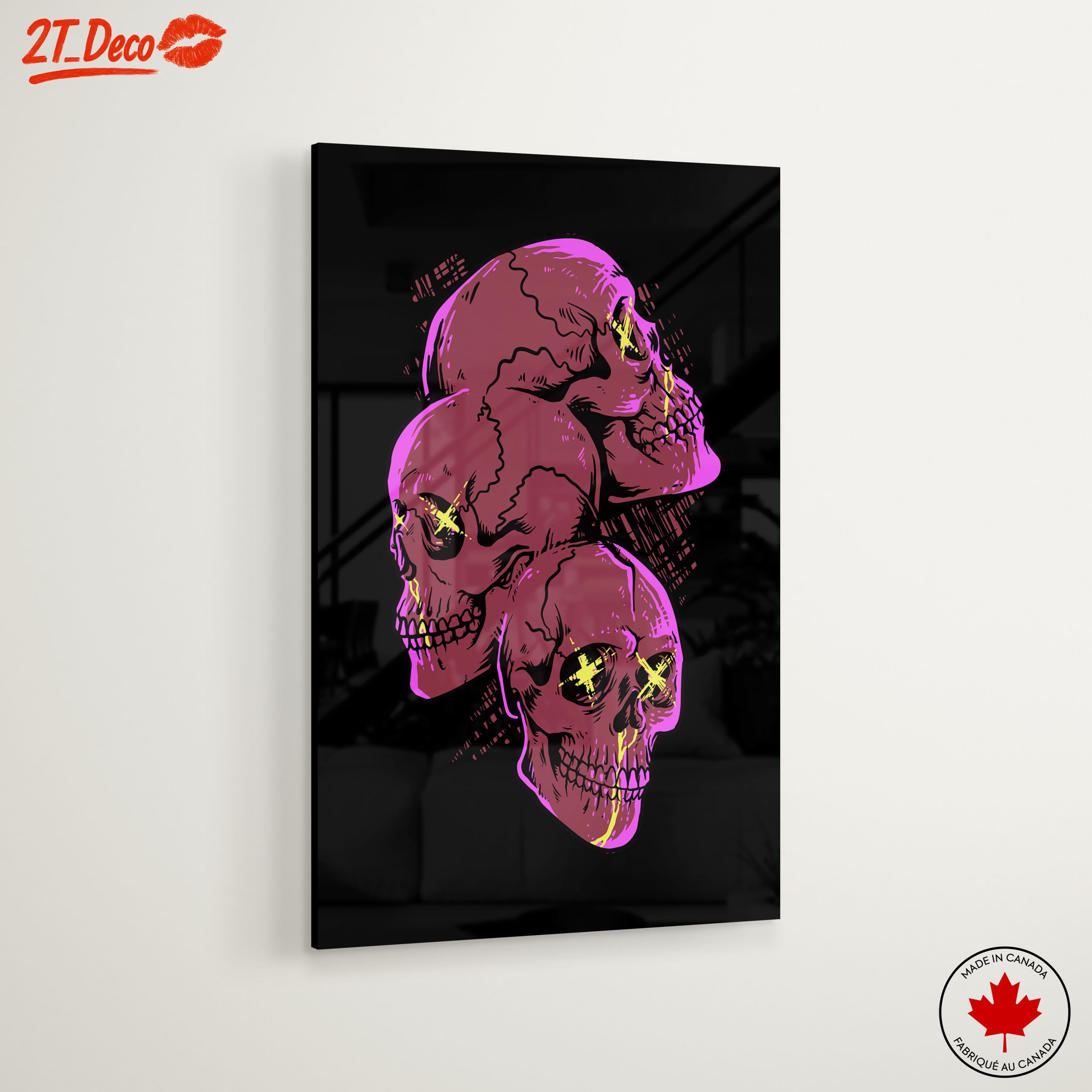 Vibrant Graphic Skull Art for Unique Decor - Image 6