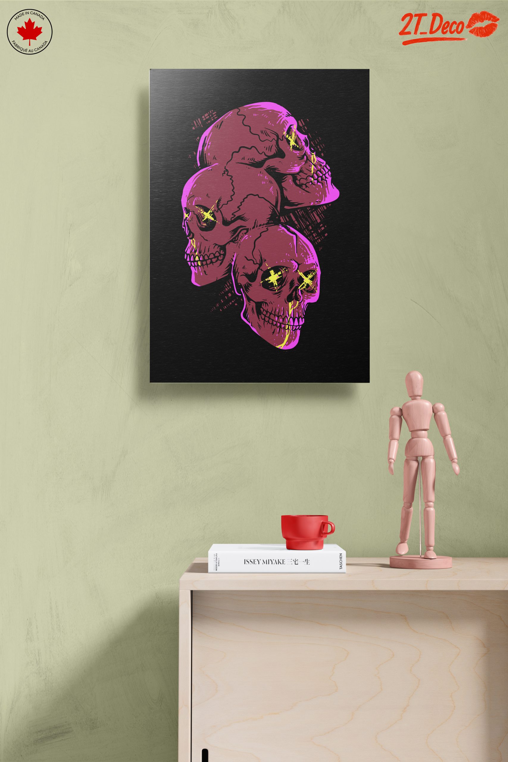 Vibrant Graphic Skull Art for Unique Decor - Image 14