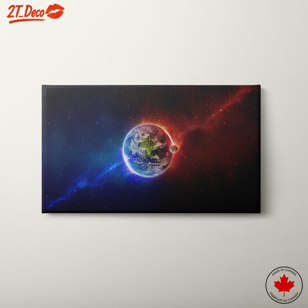 Earth in Cosmic Space Art