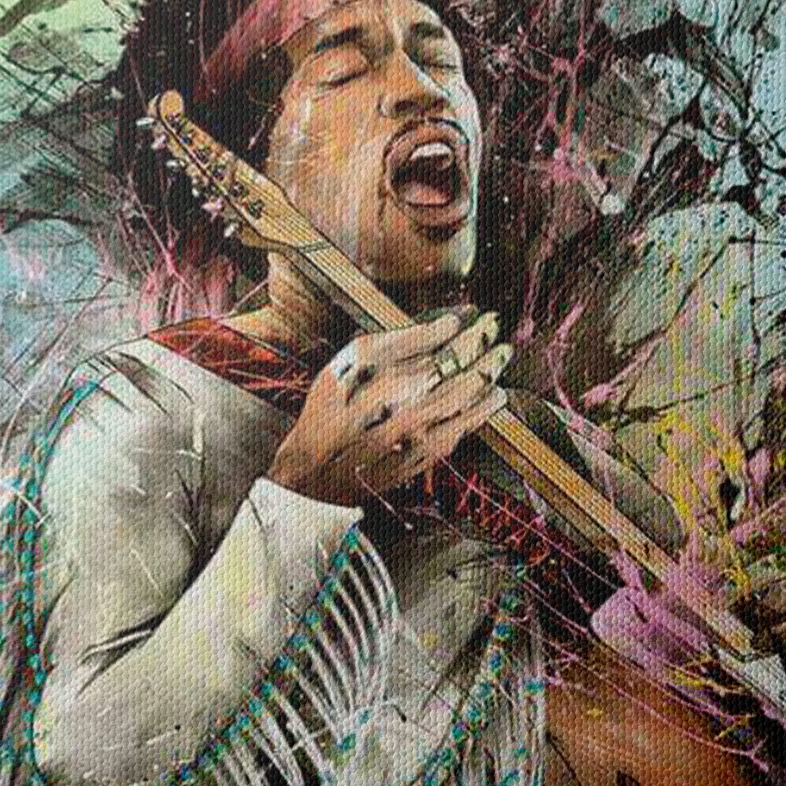 Vibrant Jimi Hendrix Musical Tribute - Image 4