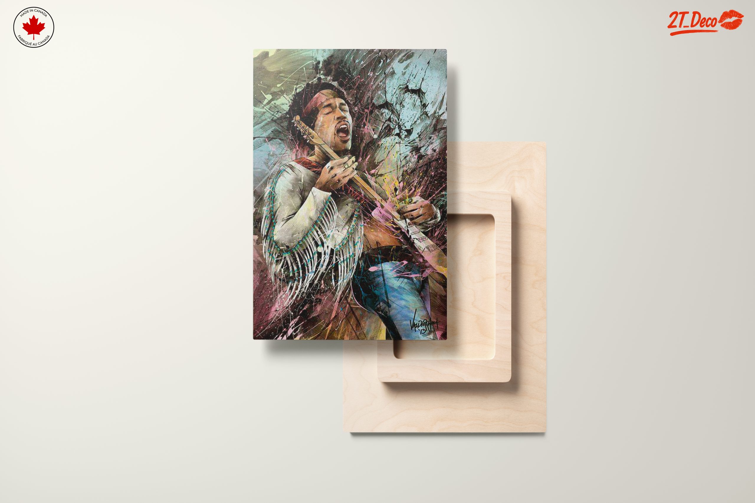 Vibrant Jimi Hendrix Musical Tribute - Image 11
