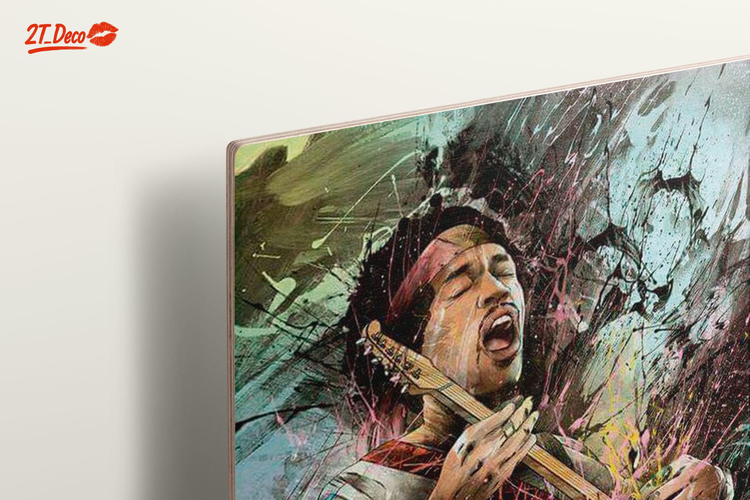 Vibrant Jimi Hendrix Musical Tribute - Image 15