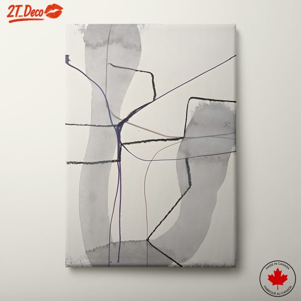 Contemporary Abstract Art with Fluid Lines