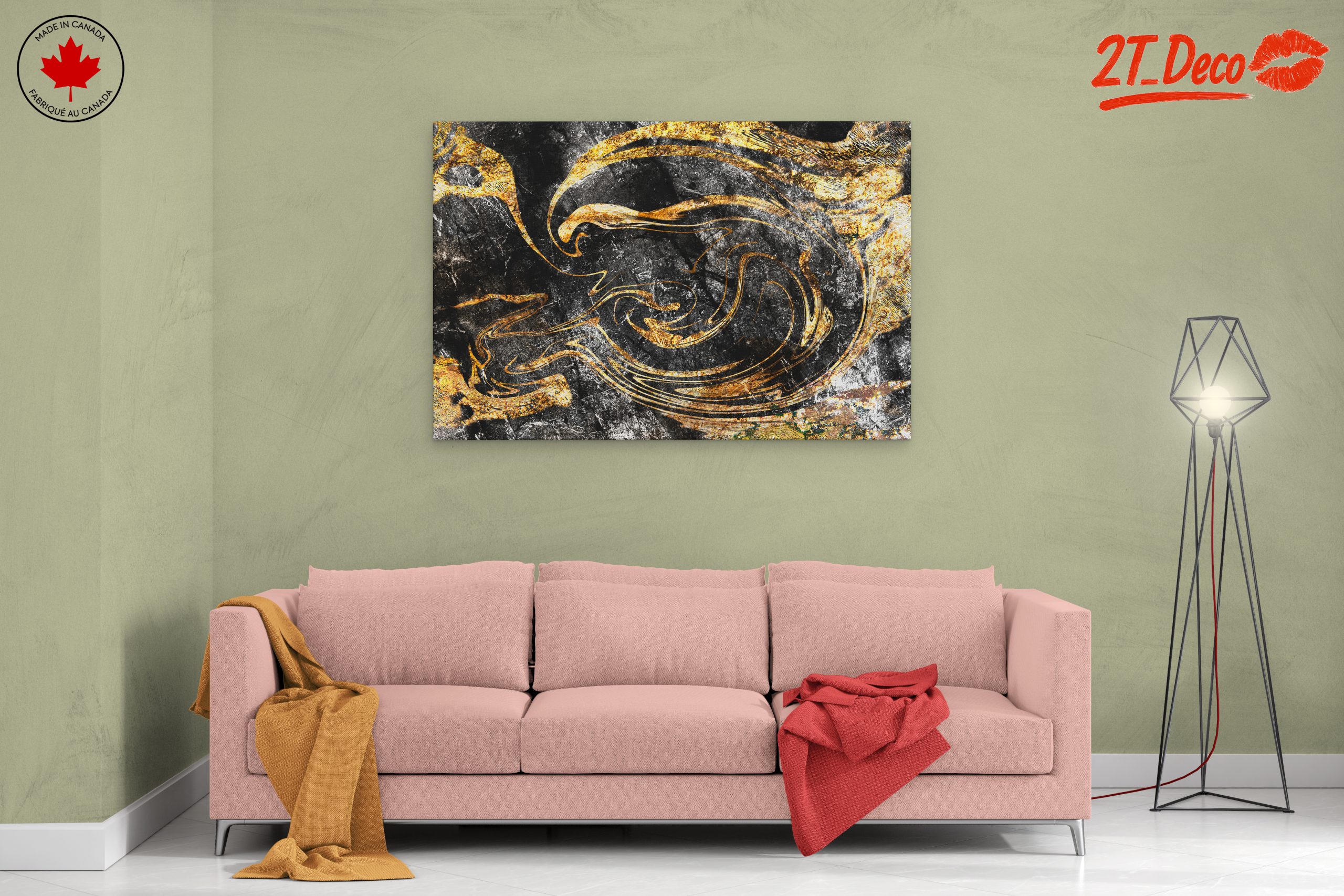 Modern Abstract Texture Wall Art - Image 2