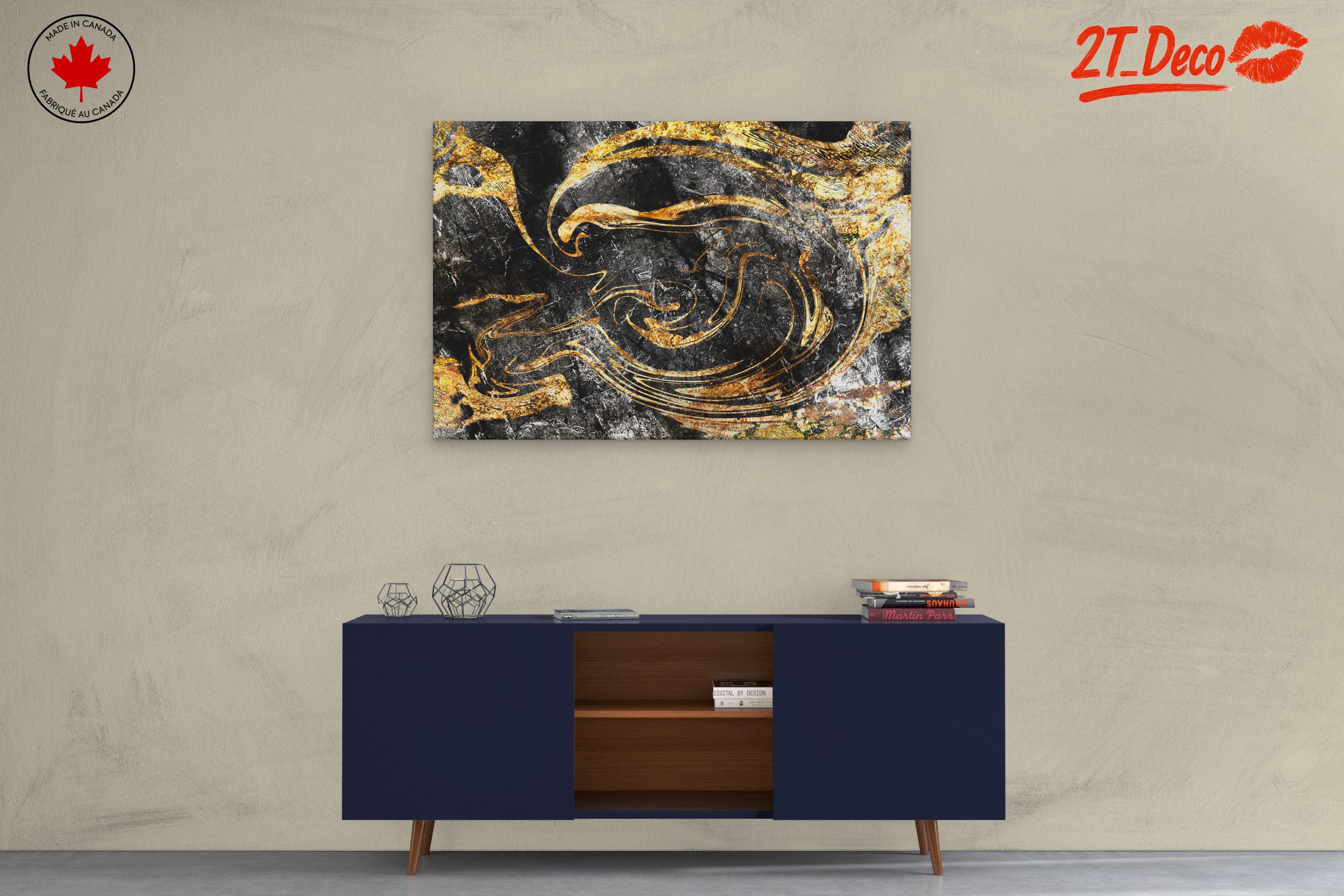 Modern Abstract Texture Wall Art - Image 3