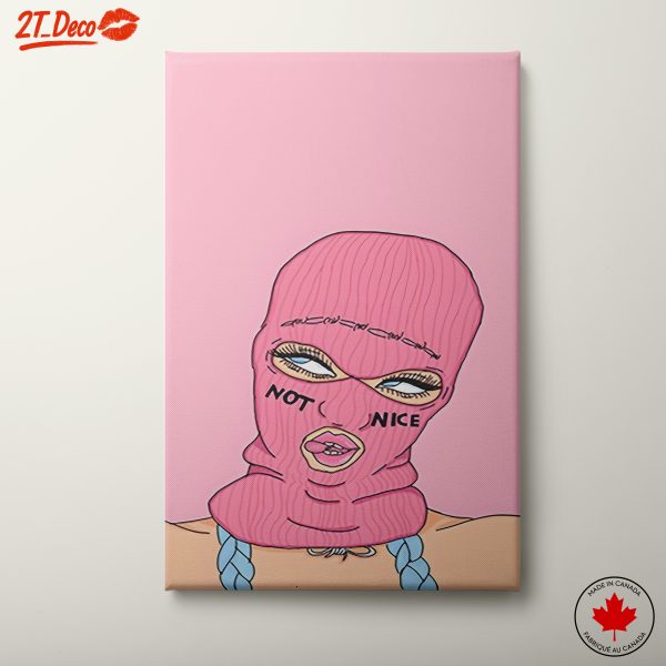 Contemporary Pop Art Illustration with Slogan