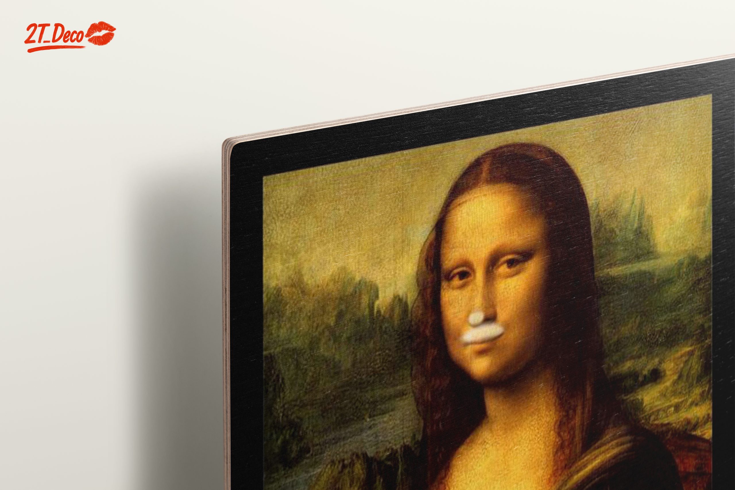 Mona Lisa with Beer - Whimsical Art - Image 15