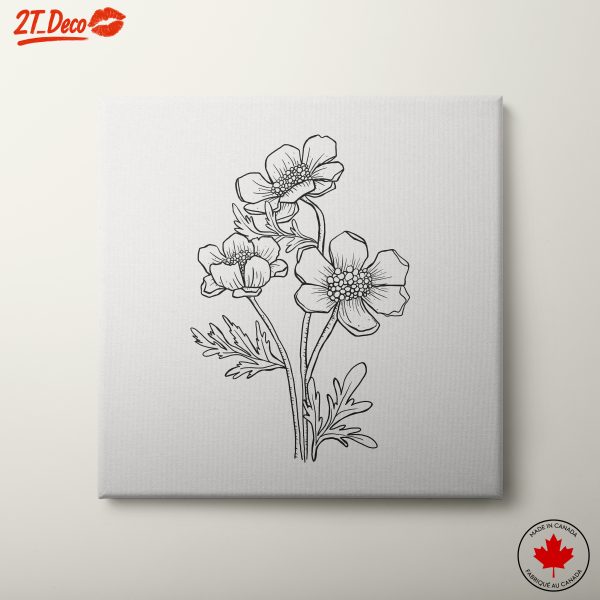 Stylized Botanical Art Illustration
