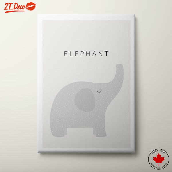 Stylized Elephant Character Art