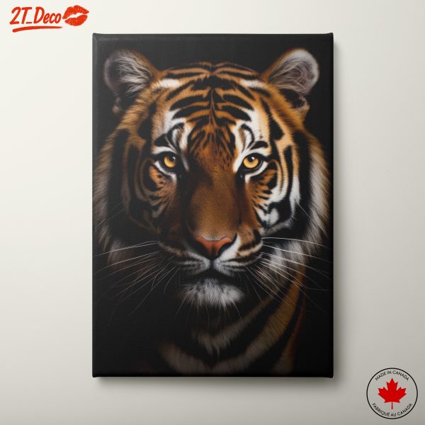 Majestic Tiger Portrait in Stunning Detail