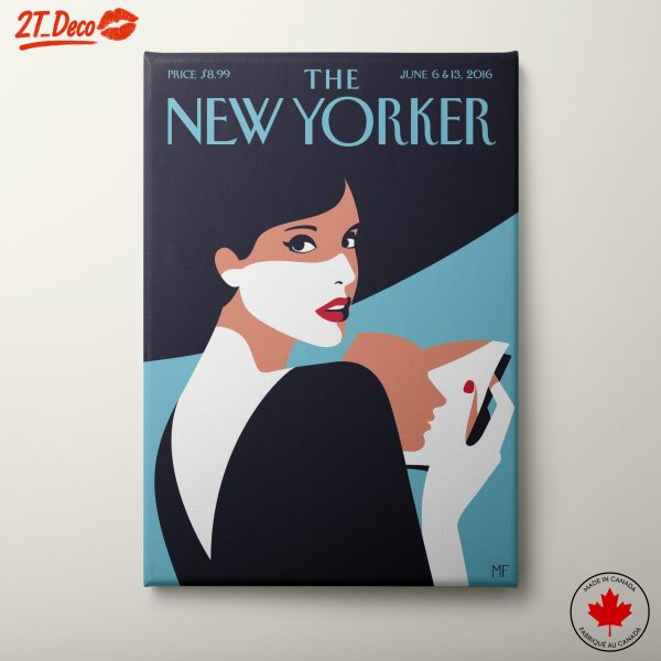 Stylish New Yorker Magazine Cover Art