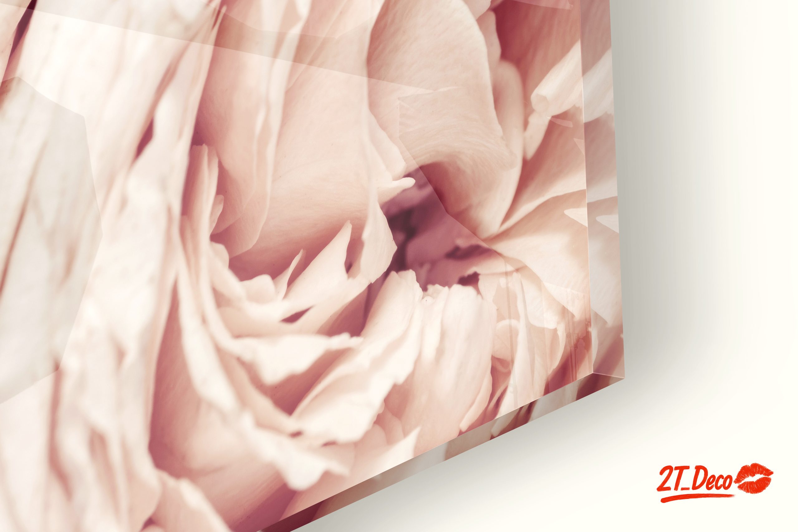 Soft Pink Rose Floral Wall Art - Image 9