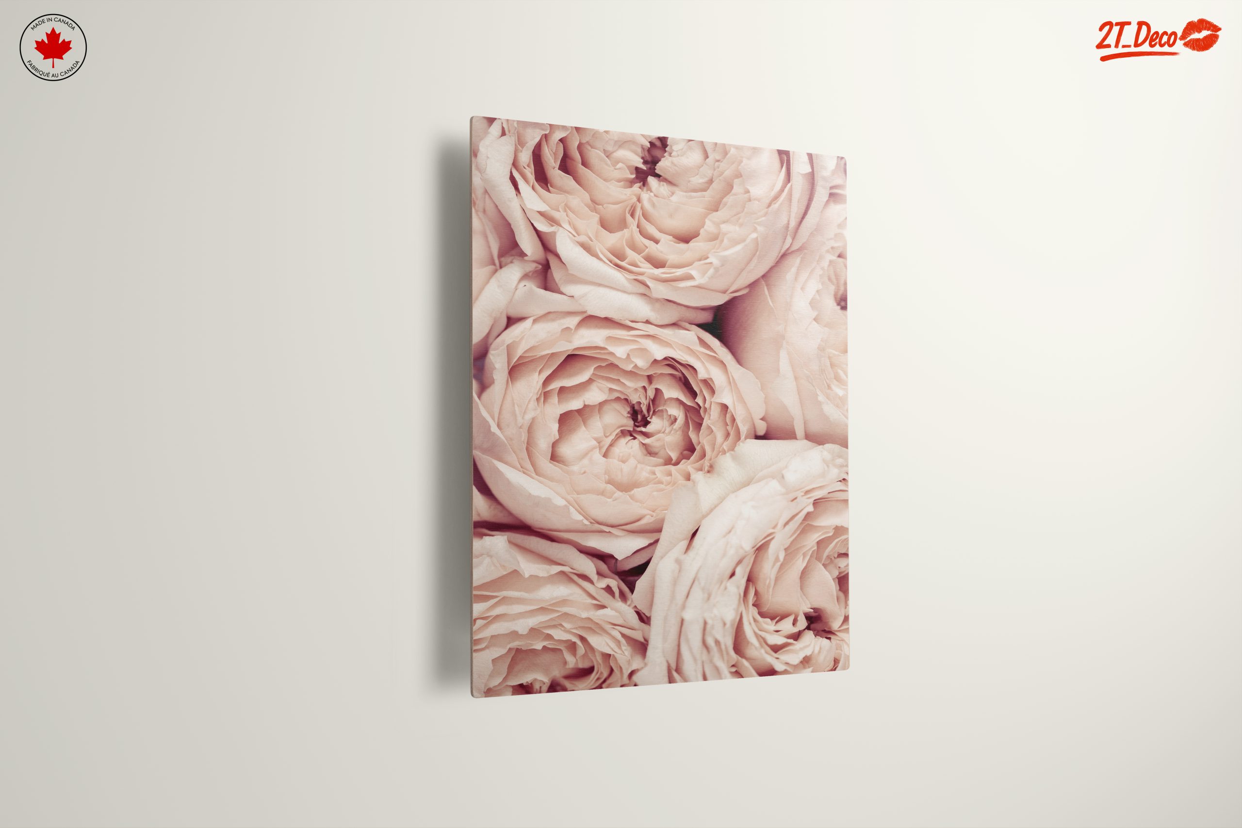 Soft Pink Rose Floral Wall Art - Image 13