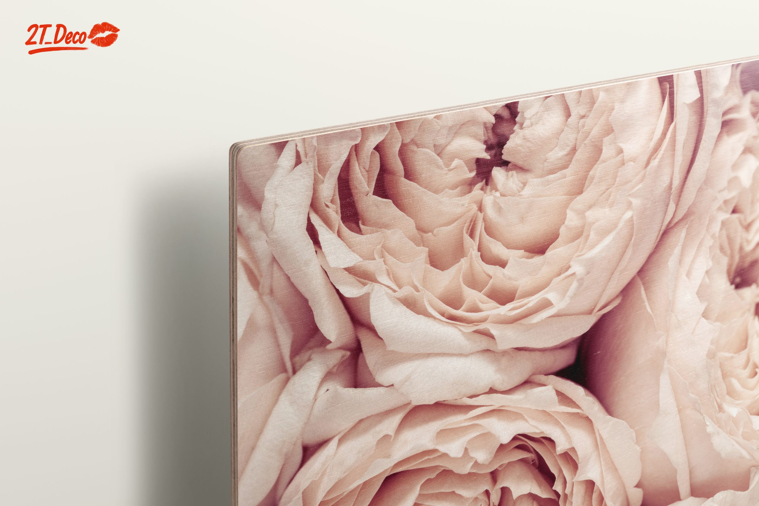 Soft Pink Rose Floral Wall Art - Image 15