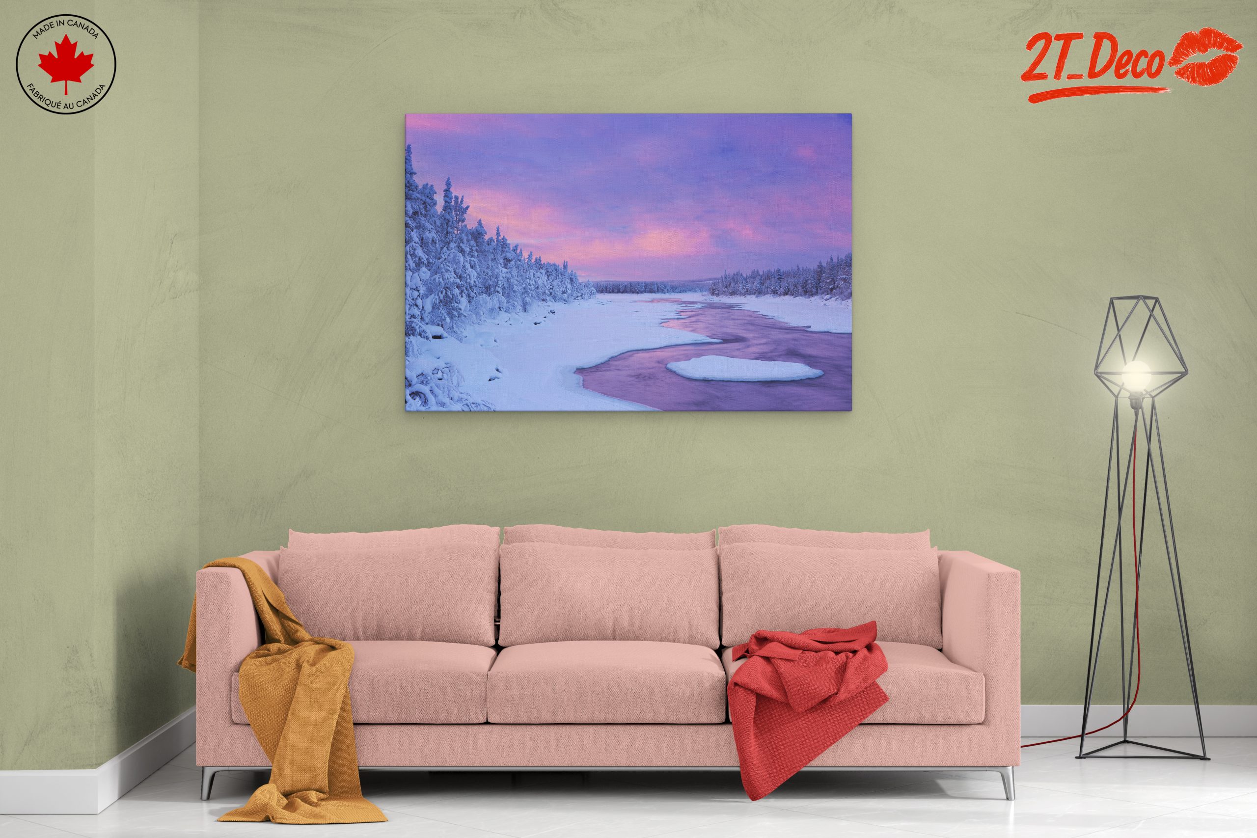 Beautiful Winter Landscape at Dusk - Image 2