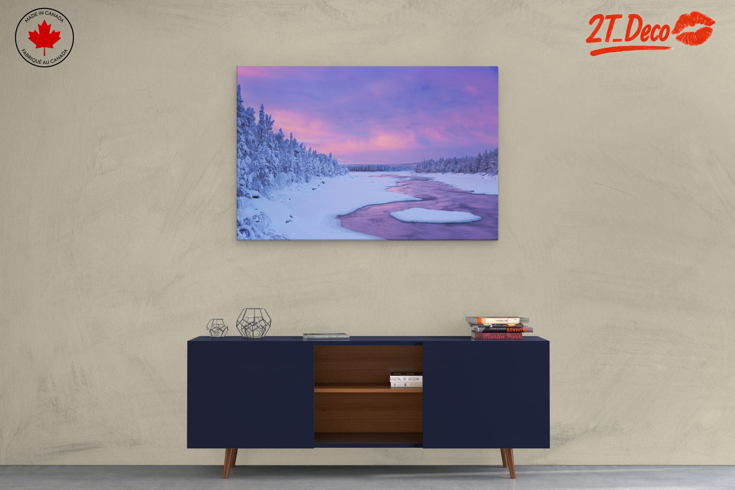 Beautiful Winter Landscape at Dusk - Image 3