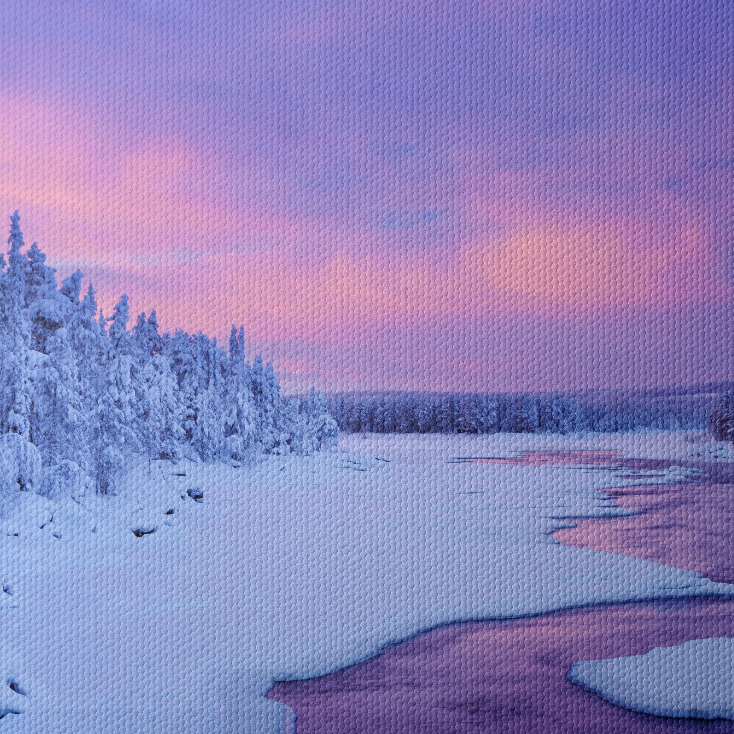 Beautiful Winter Landscape at Dusk - Image 4