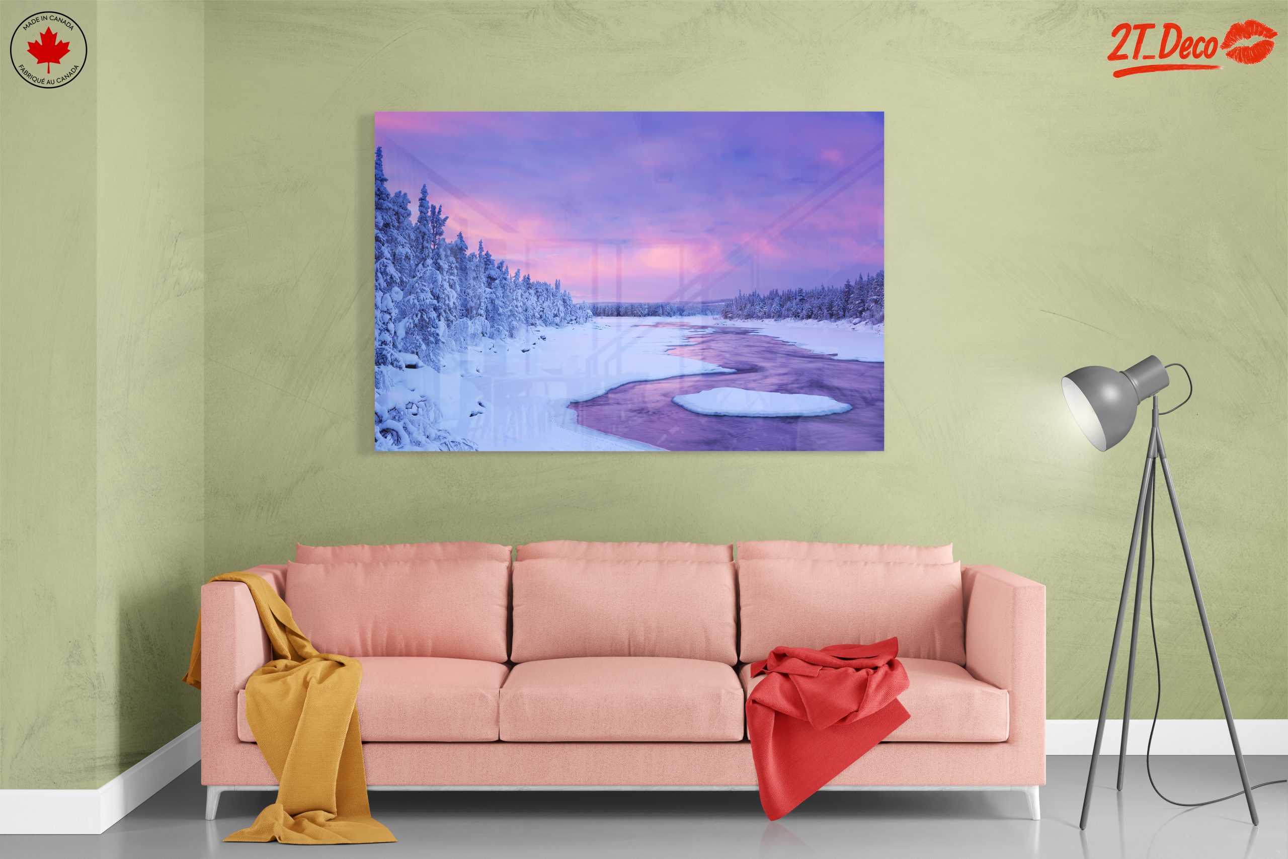 Beautiful Winter Landscape at Dusk - Image 7