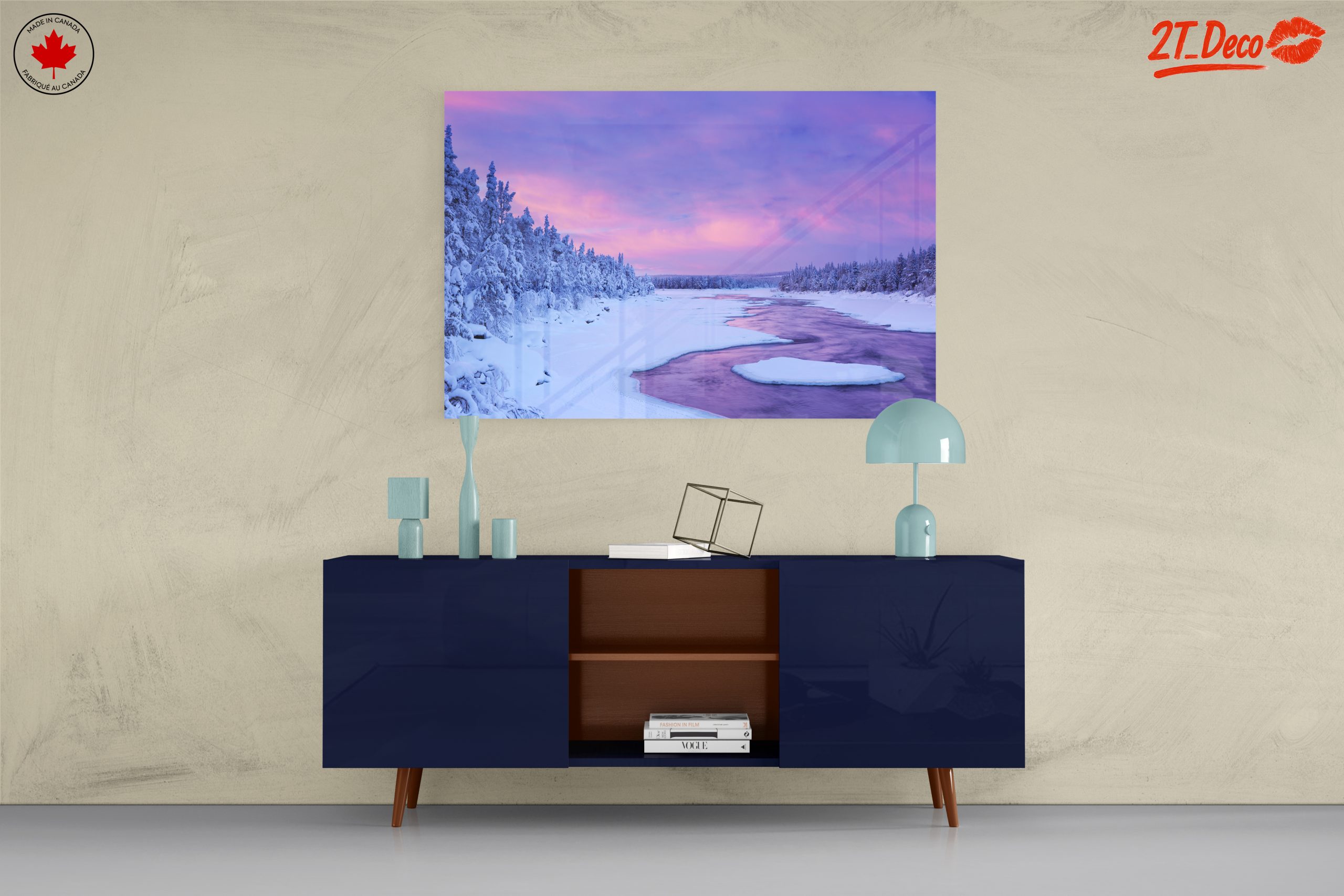 Beautiful Winter Landscape at Dusk - Image 8