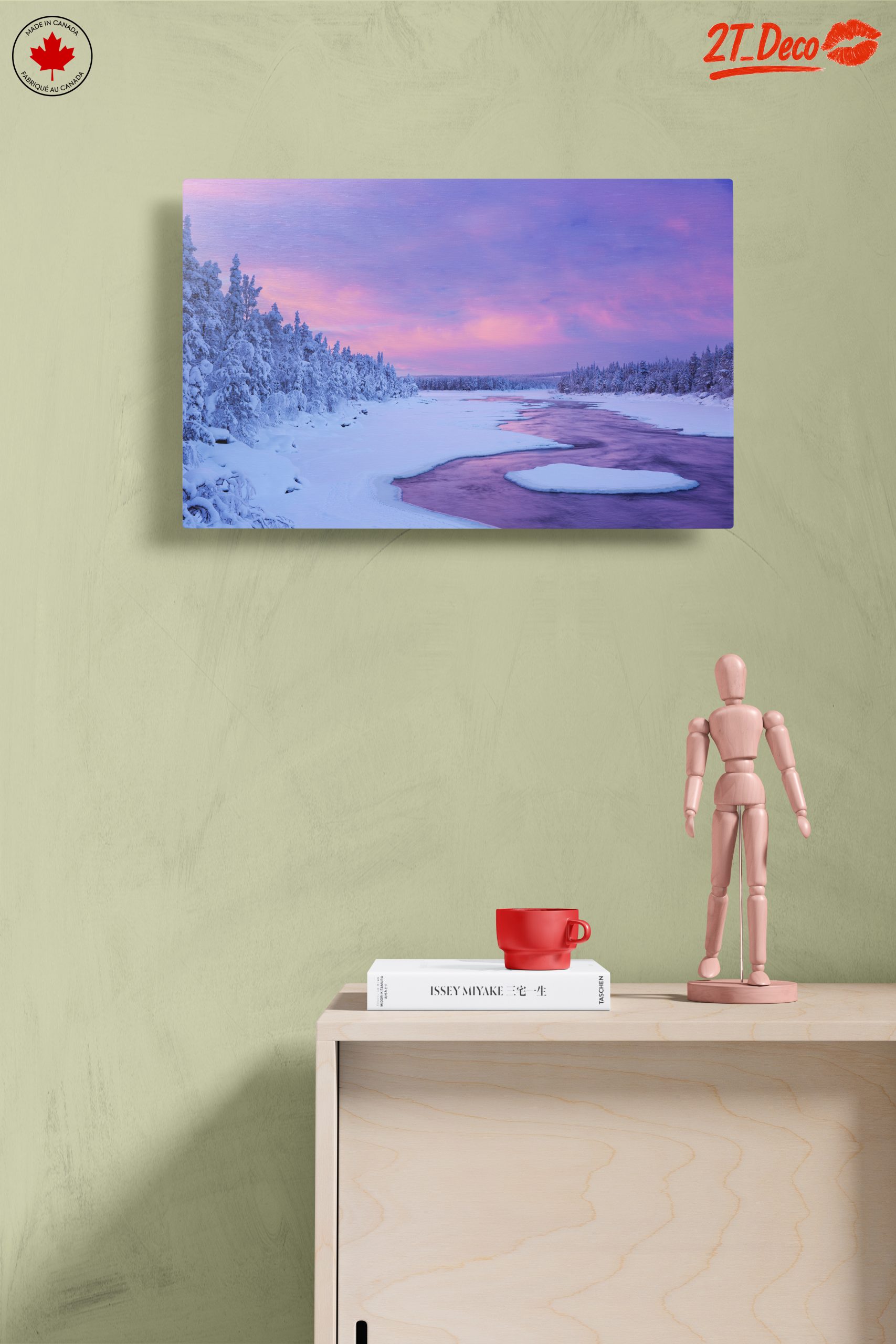 Beautiful Winter Landscape at Dusk - Image 14