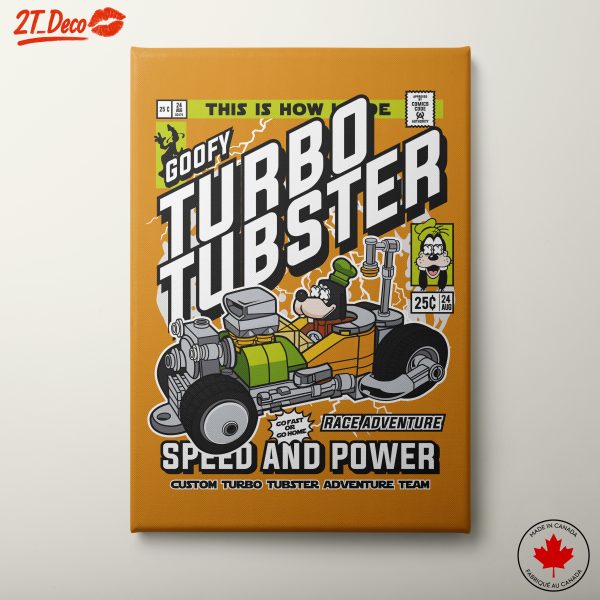 Goofy Turbo Tubster Adventure Art