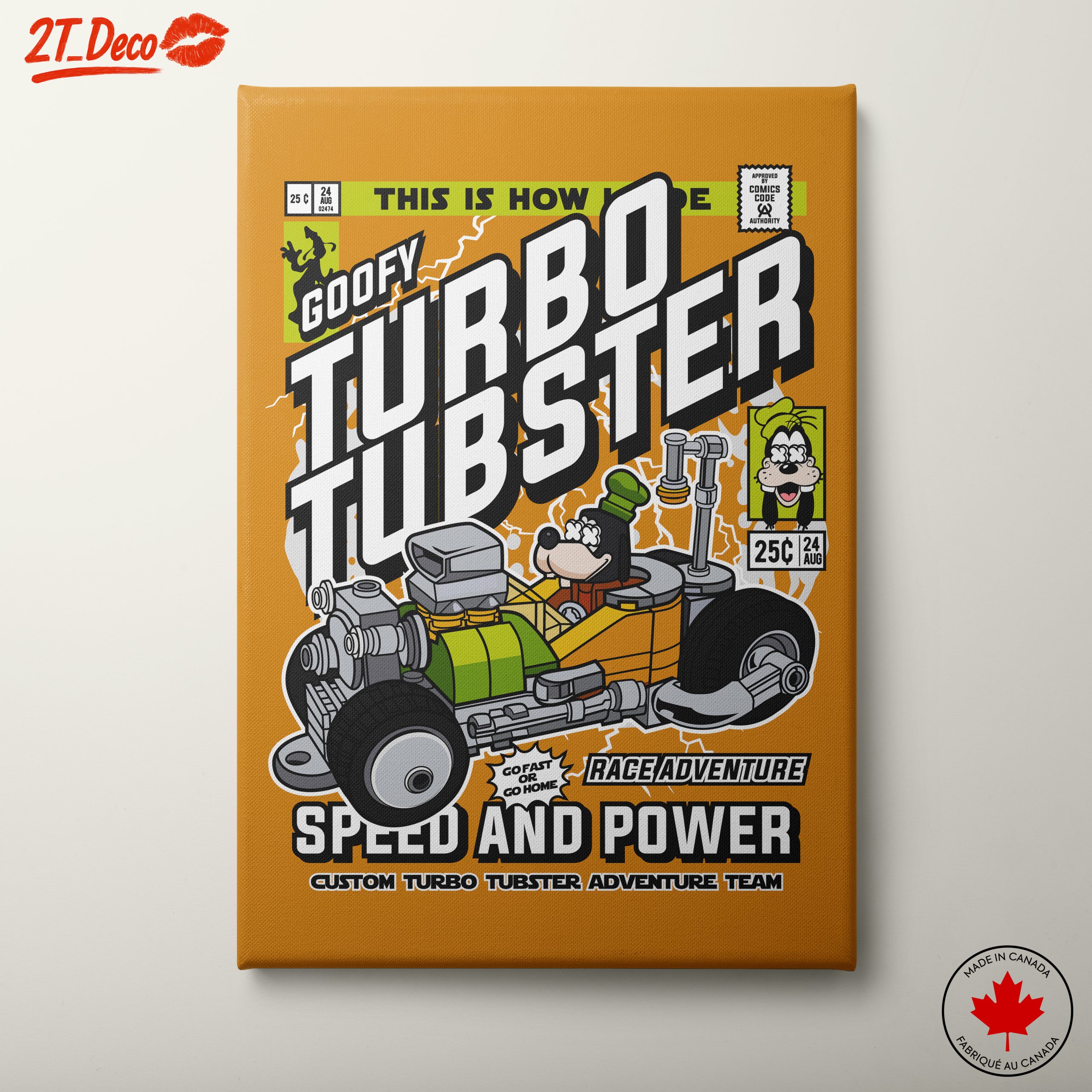Goofy Turbo Tubster Adventure Art
