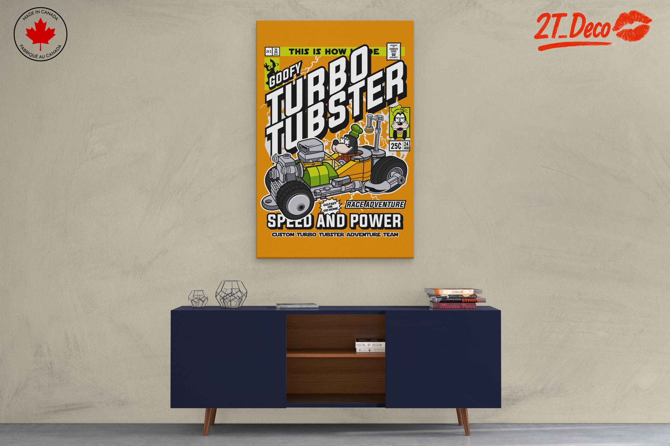 Goofy Turbo Tubster Adventure Art - Image 3