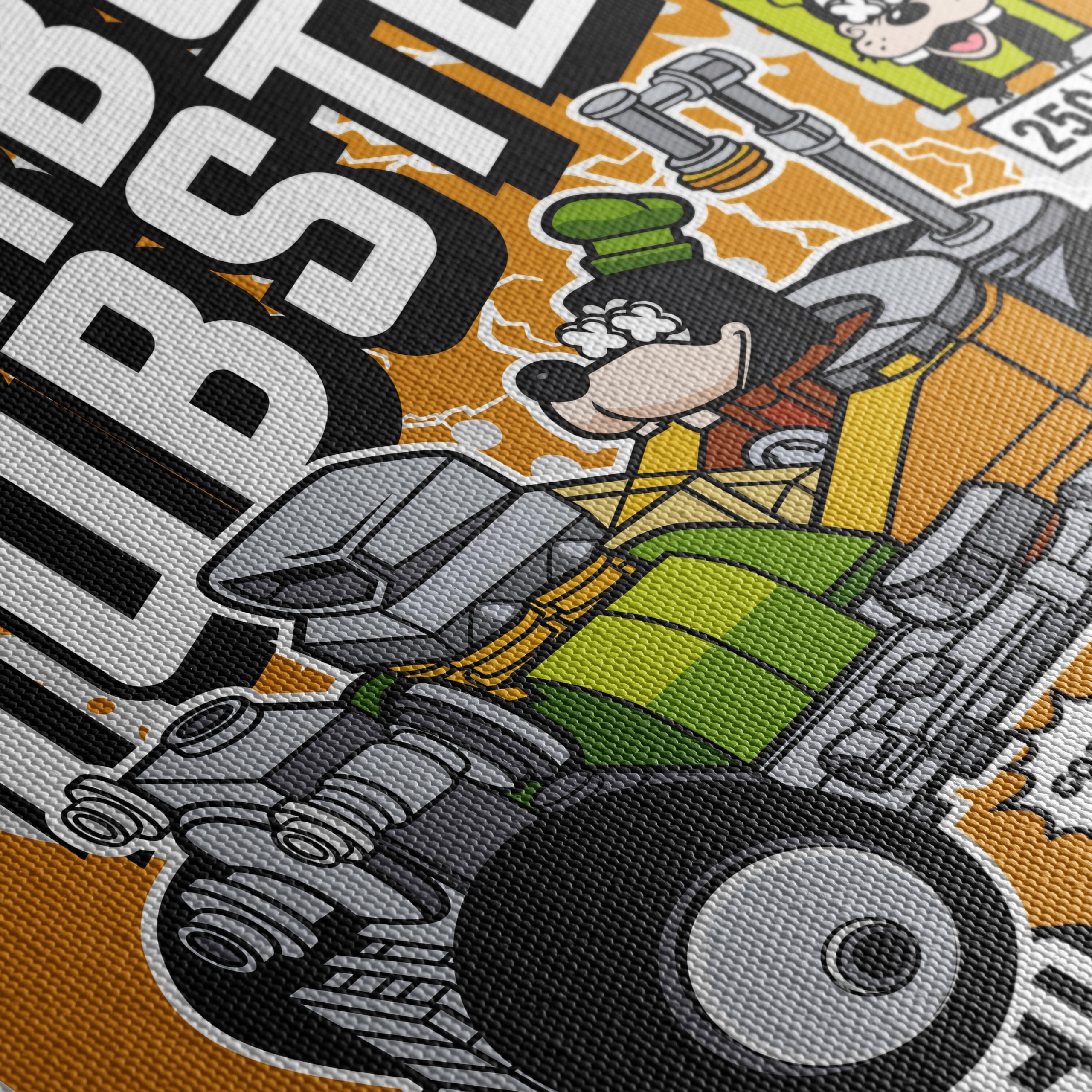 Goofy Turbo Tubster Adventure Art - Image 5