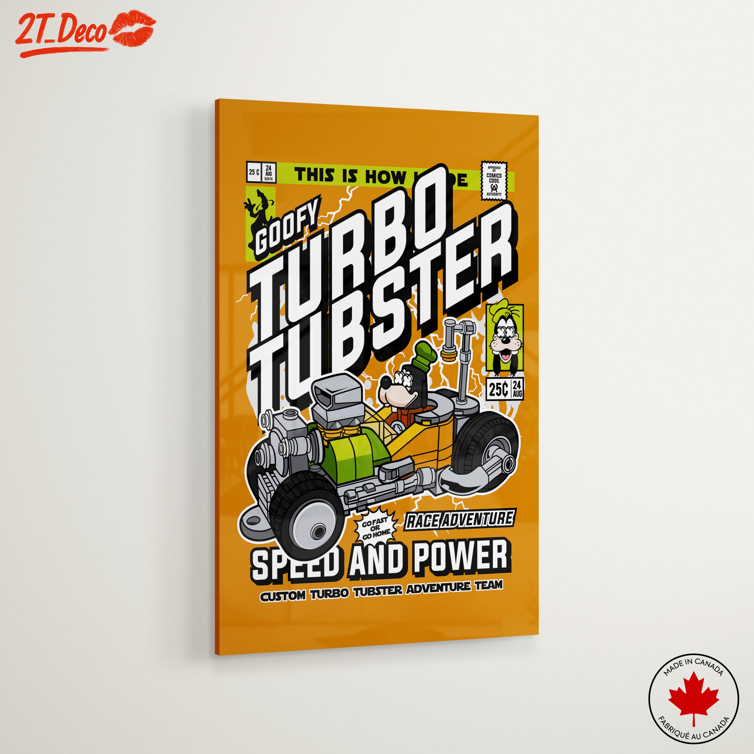 Goofy Turbo Tubster Adventure Art - Image 6