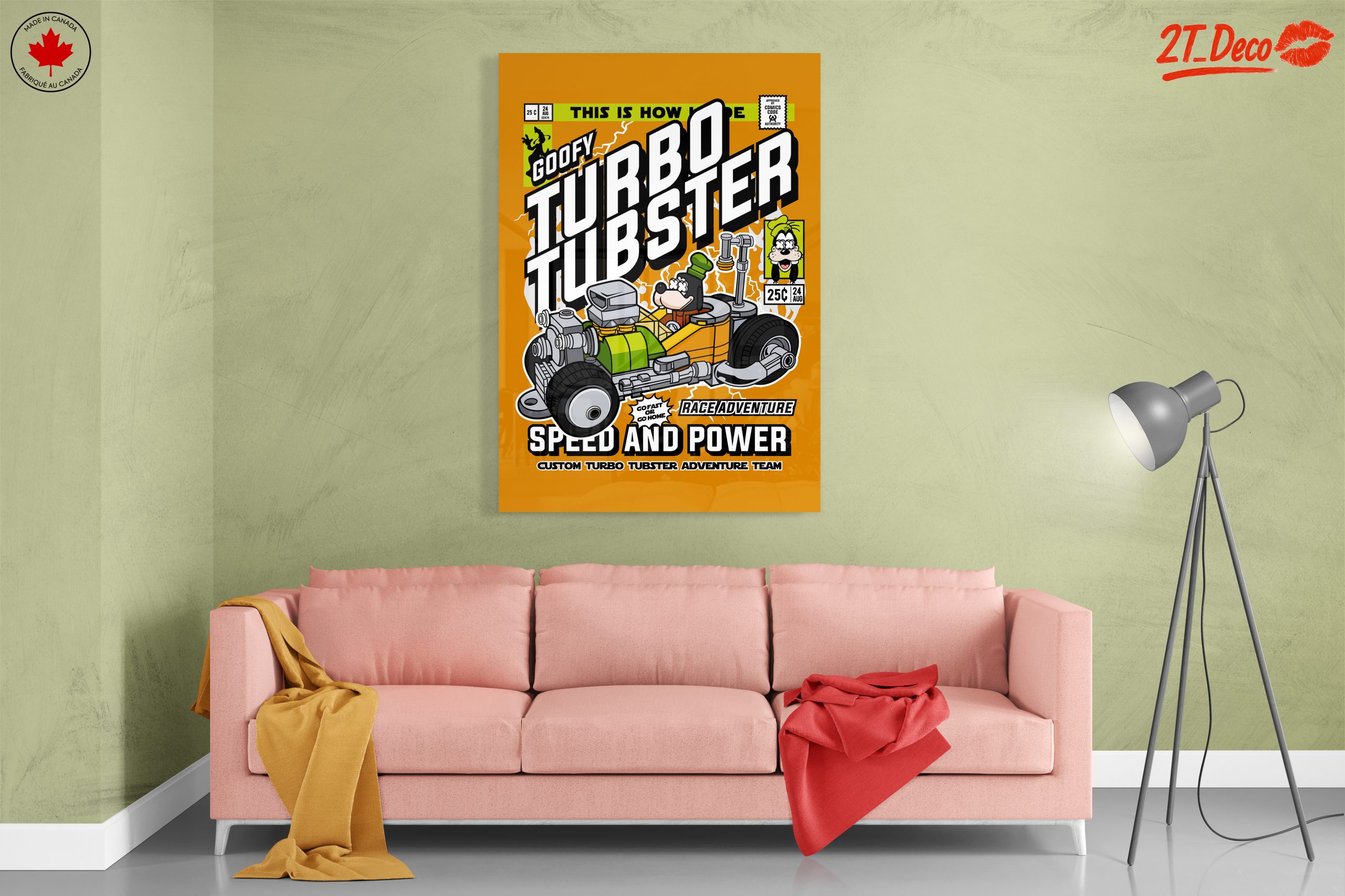 Goofy Turbo Tubster Adventure Art - Image 7