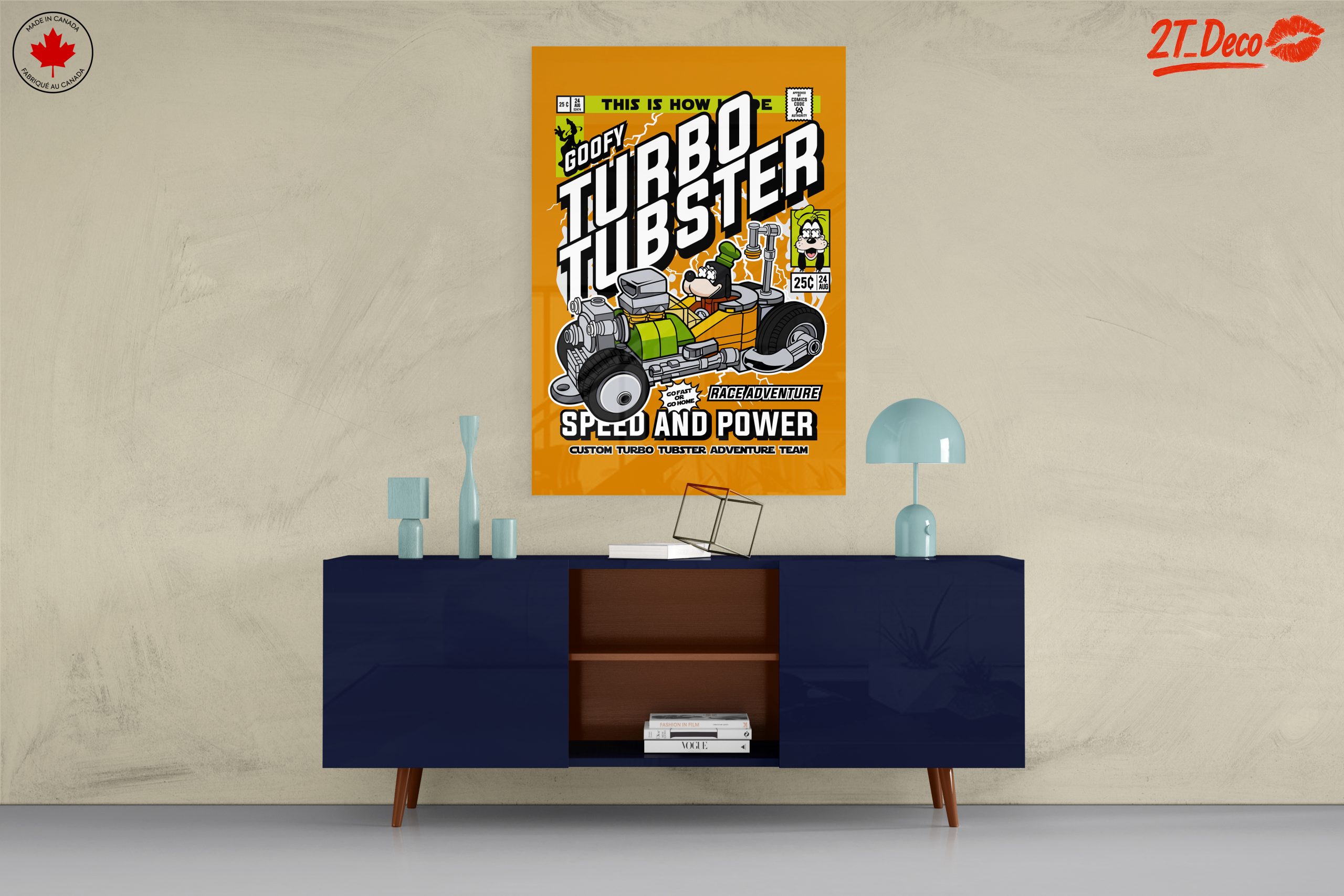 Goofy Turbo Tubster Adventure Art - Image 8