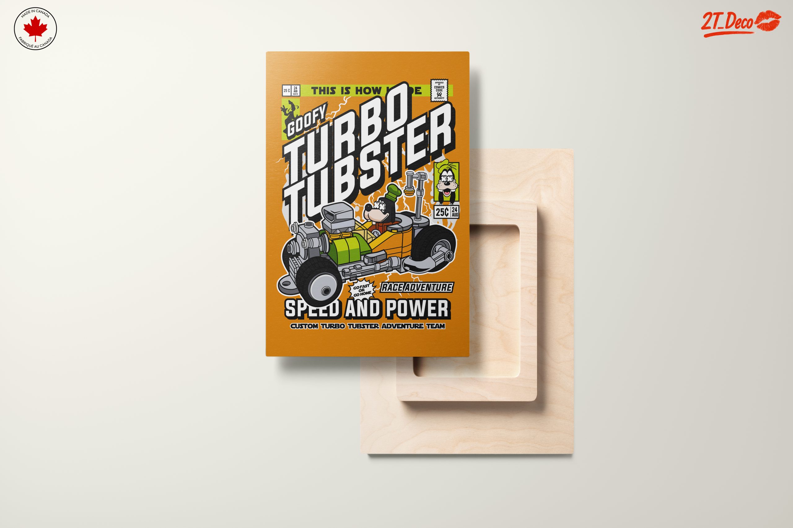 Goofy Turbo Tubster Adventure Art - Image 11