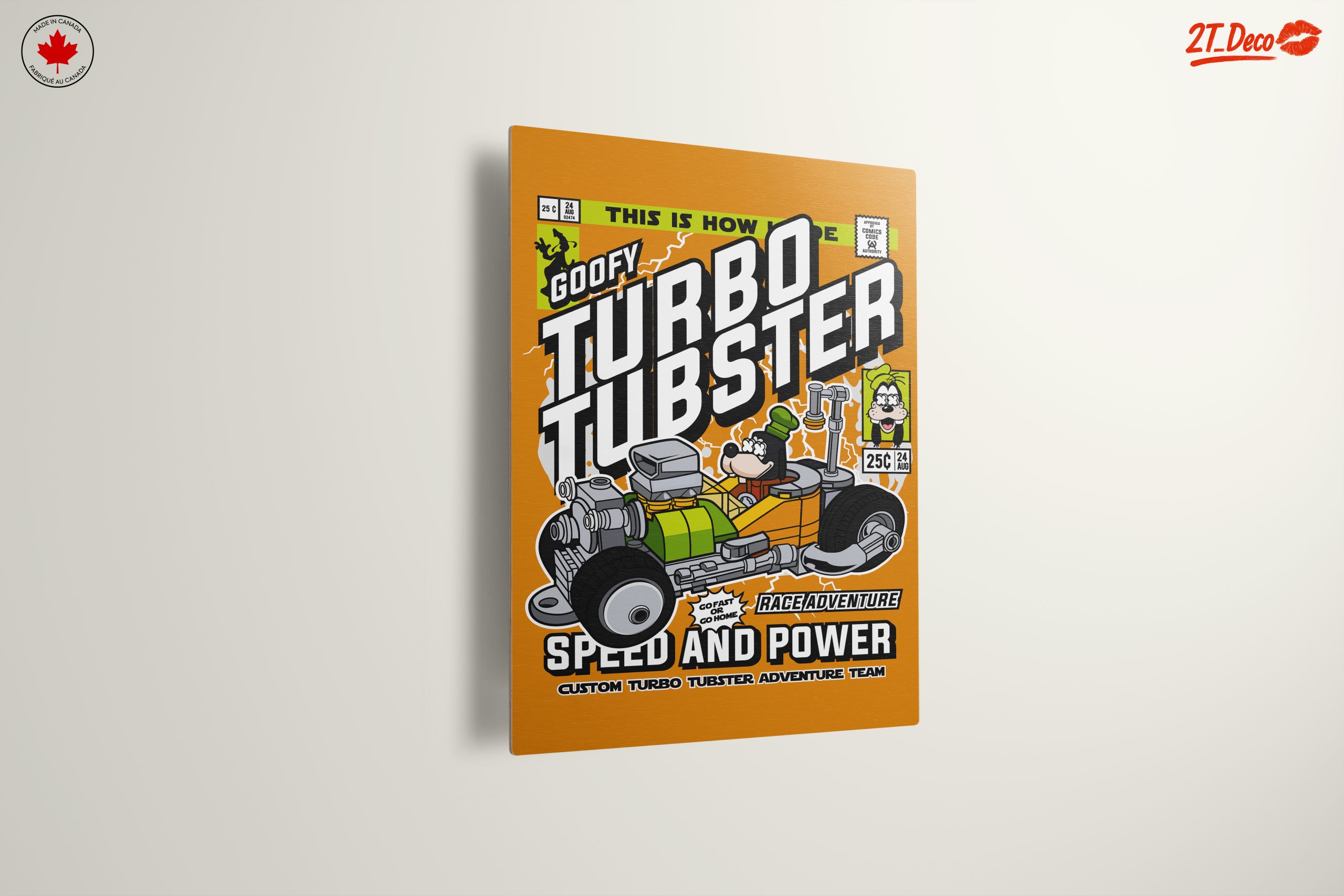 Goofy Turbo Tubster Adventure Art - Image 13