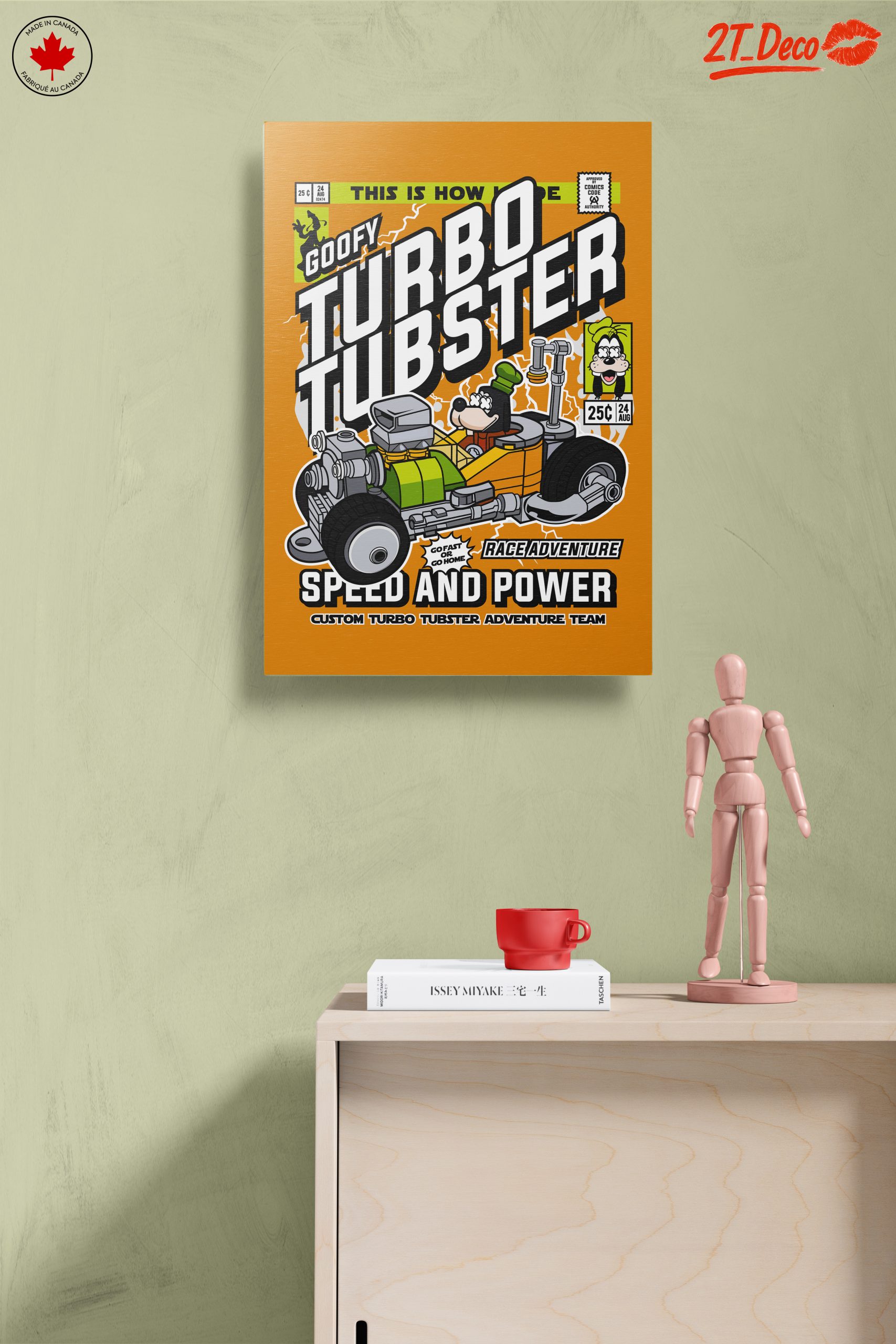Goofy Turbo Tubster Adventure Art - Image 14
