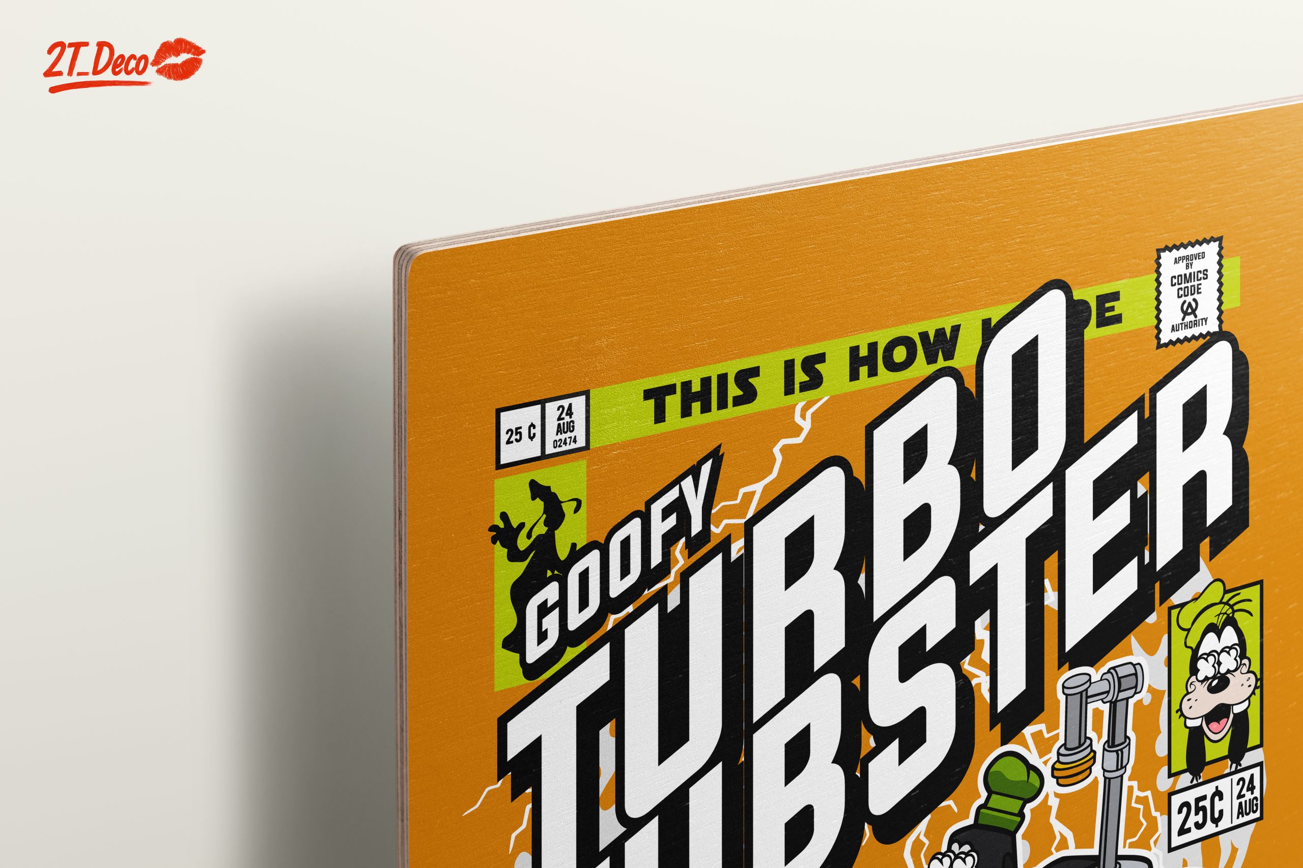 Goofy Turbo Tubster Adventure Art - Image 15