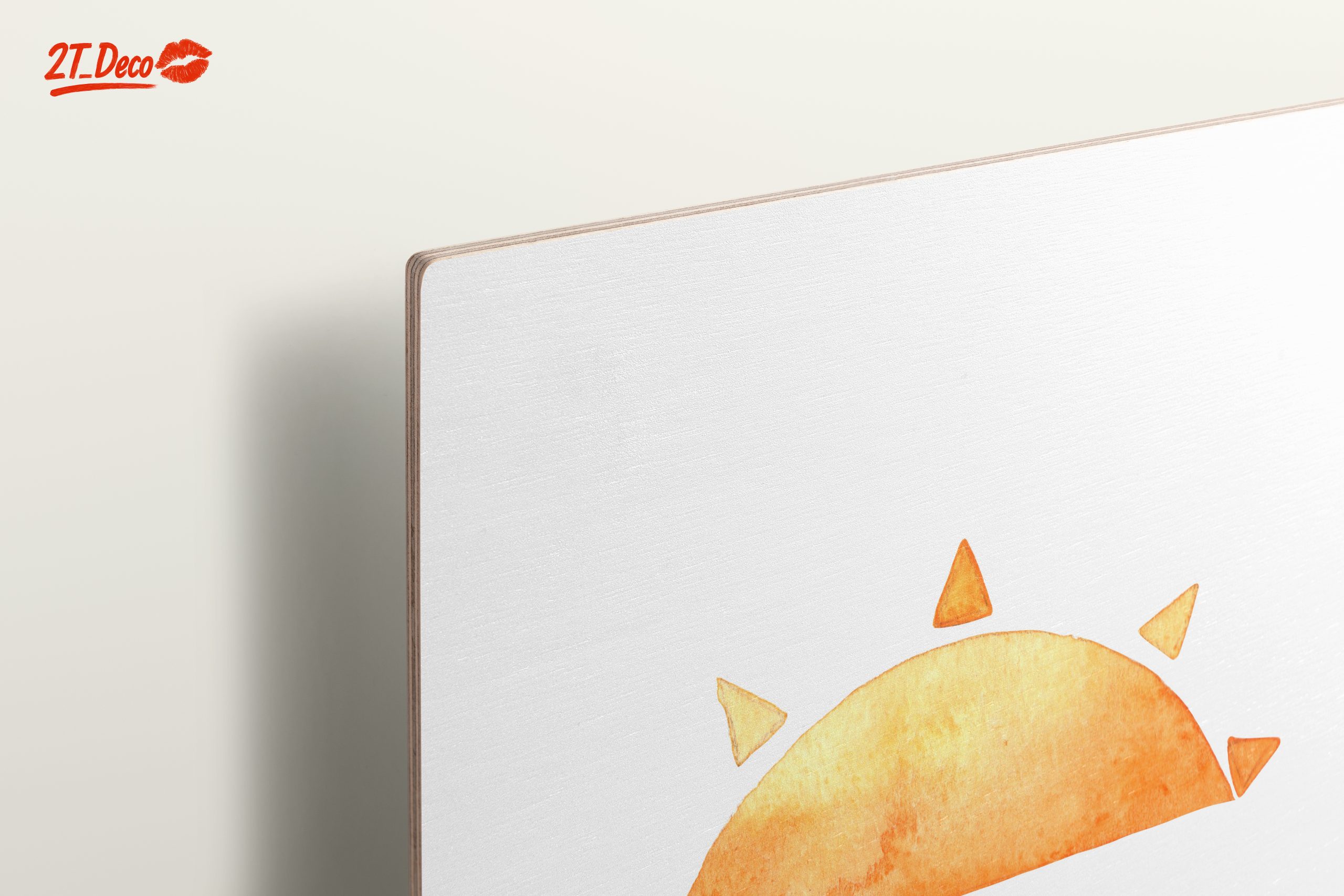 Watercolor Sun and Fish Artwork - Image 15