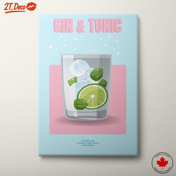 Refreshing Cocktail Art for Home Decor