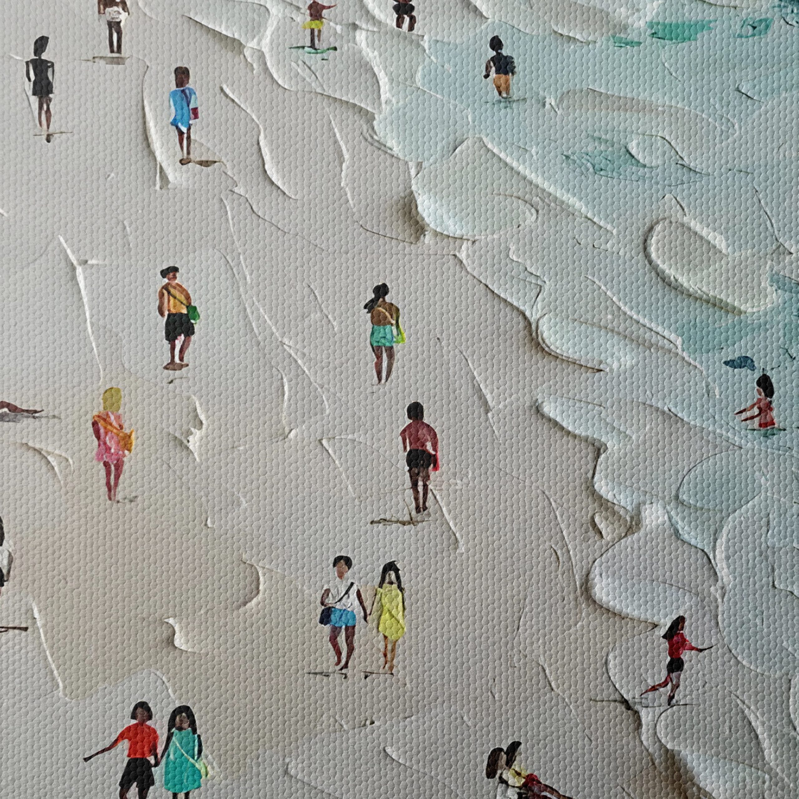 Beachgoers in Contemporary Style - Image 4
