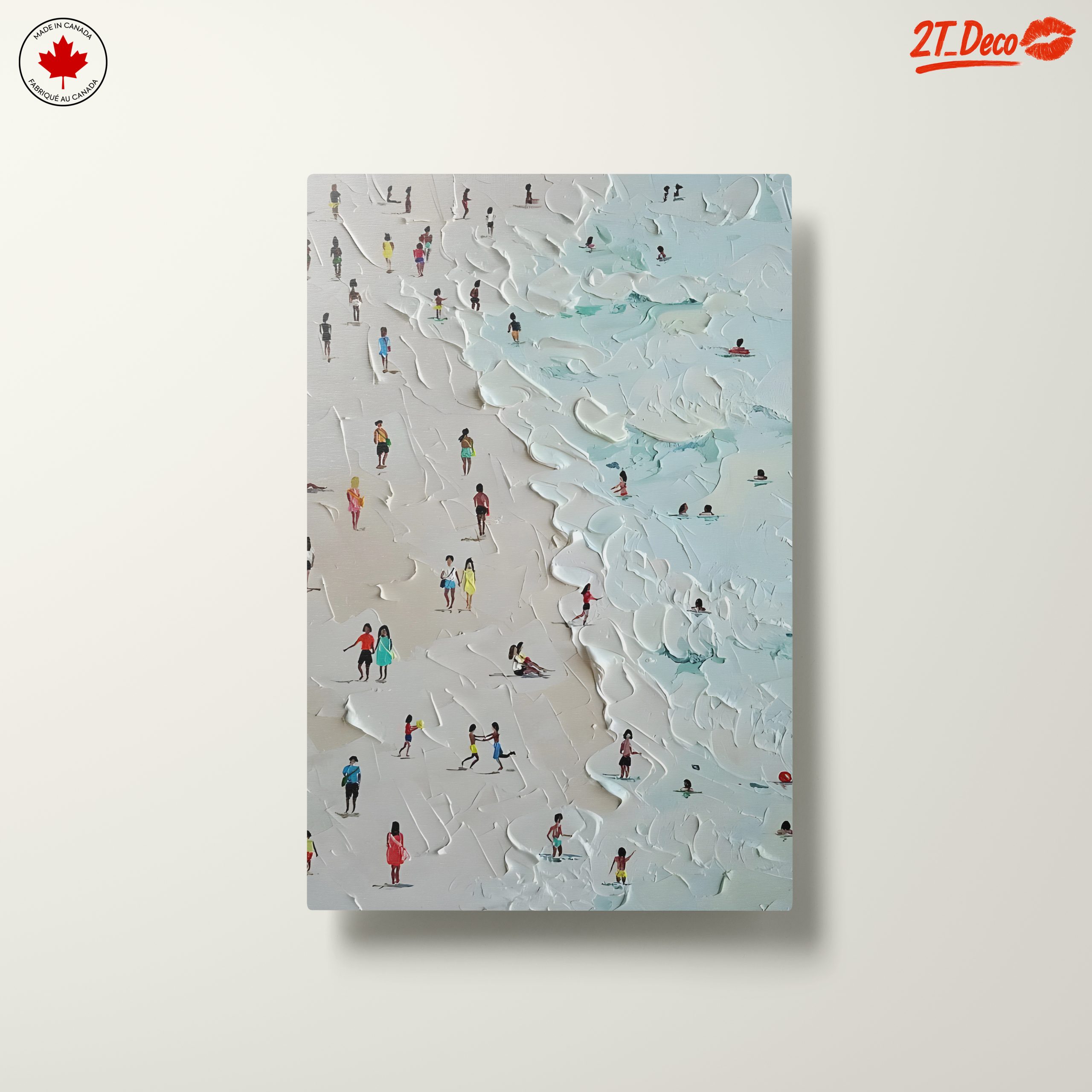 Beachgoers in Contemporary Style - Image 10