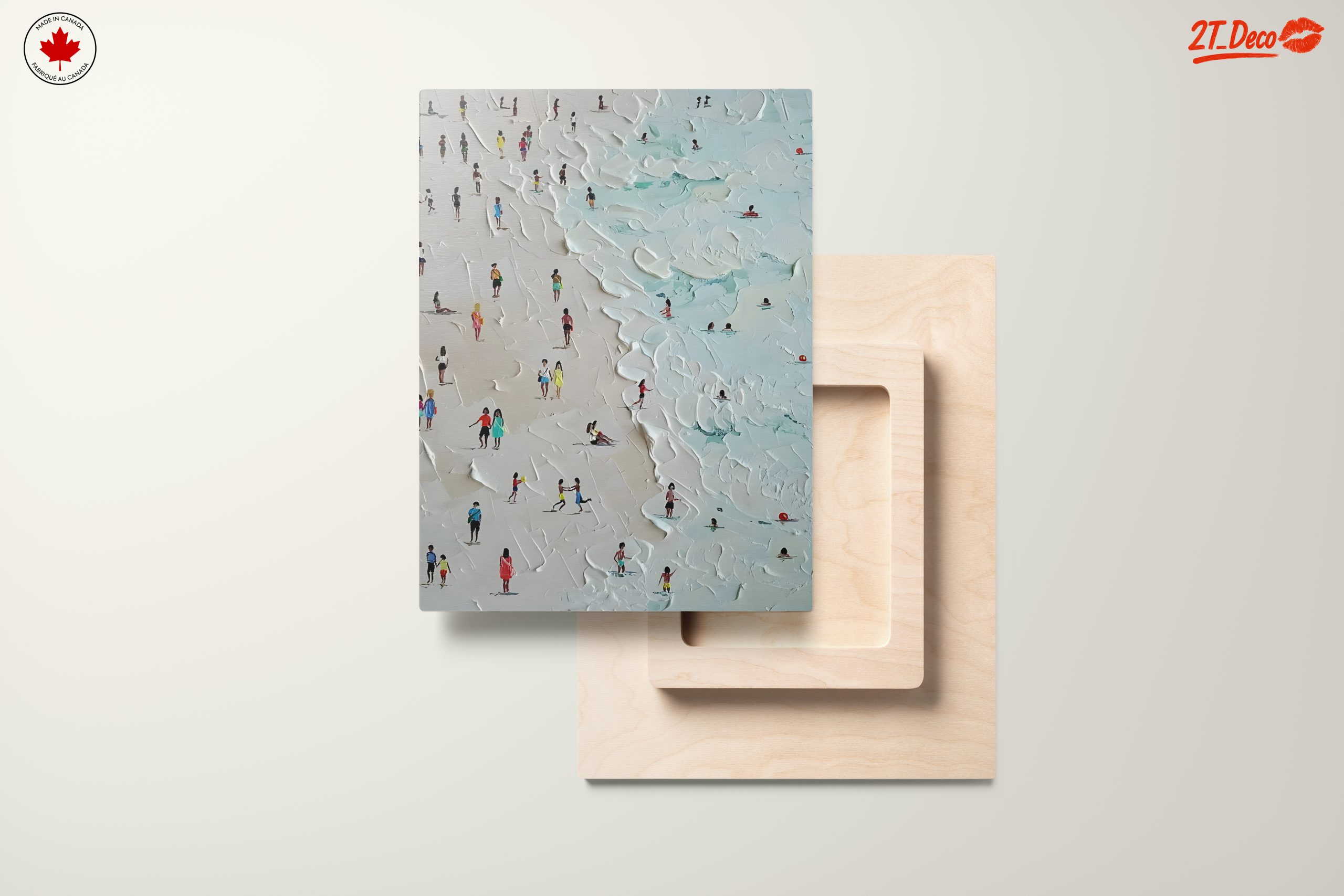 Beachgoers in Contemporary Style - Image 11