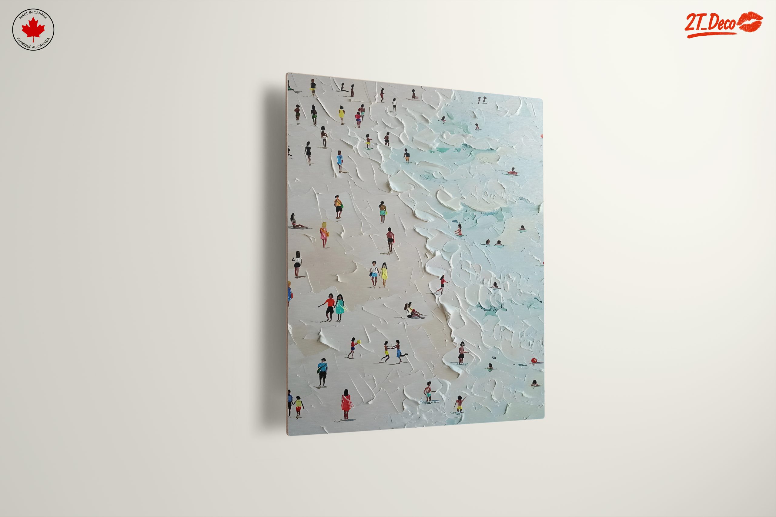 Beachgoers in Contemporary Style - Image 13