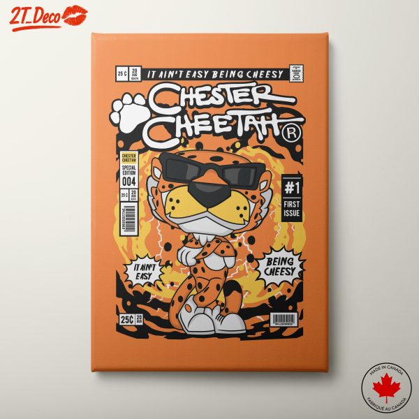 Chester Cheetah Comic Style Artwork