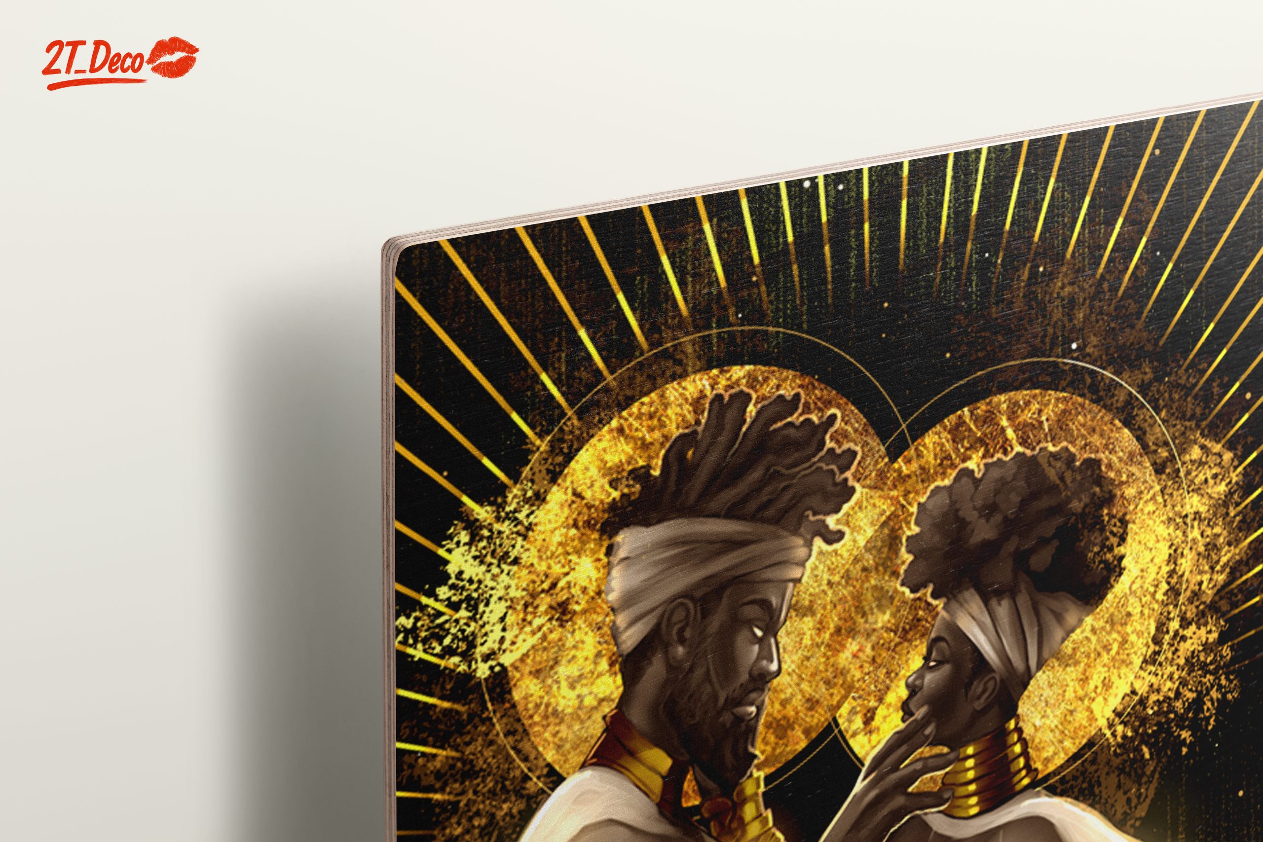 Afrocentric Couple Wall Art - Image 15