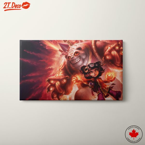 Dynamic Anime Art Featuring Fiery Characters