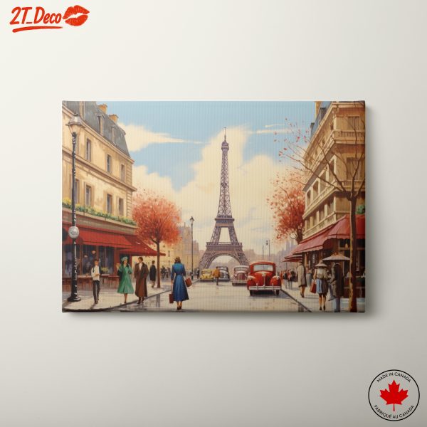 Scenic Paris View With Eiffel Tower